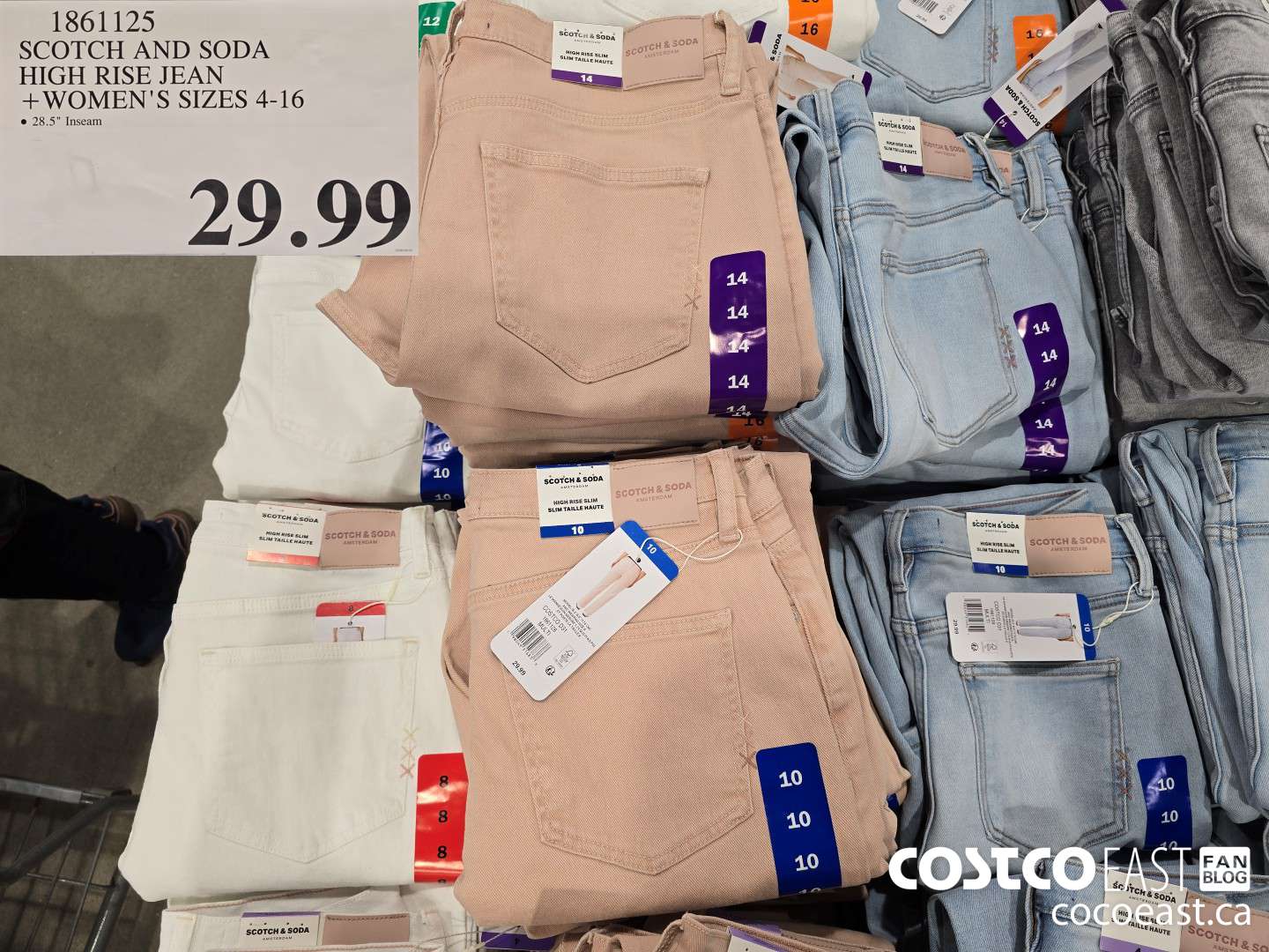 1861125 SCOTCH AND SODA HIGH RISE JEAN +WOMEN'S SIZES 4-16 $29.99