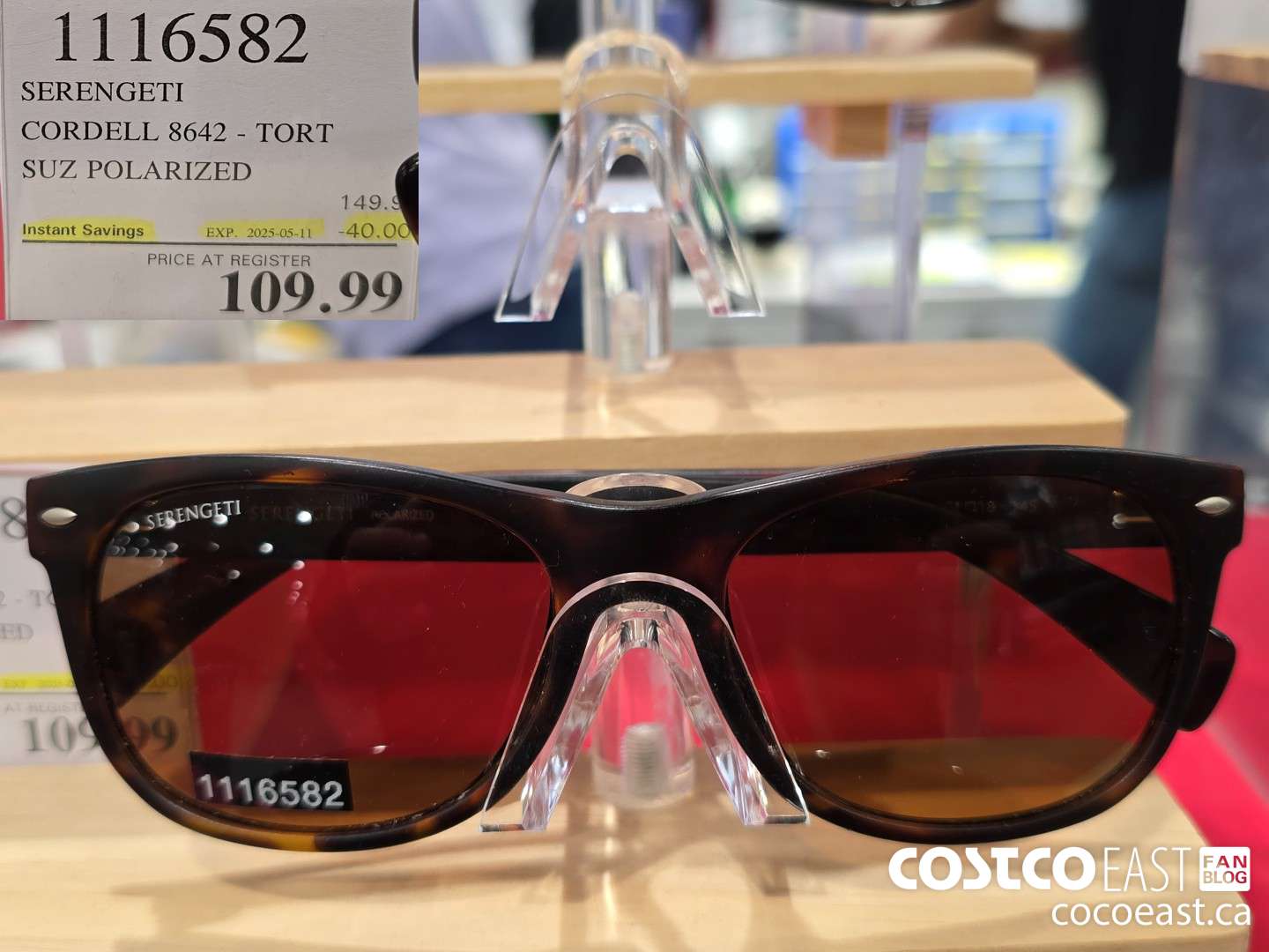 1116582 SERENGETI CORDELL 8642 - TORT SUZ ($40.00 INSTANT SAVINGS EXPIRES ON 2025-05-11) $109.99