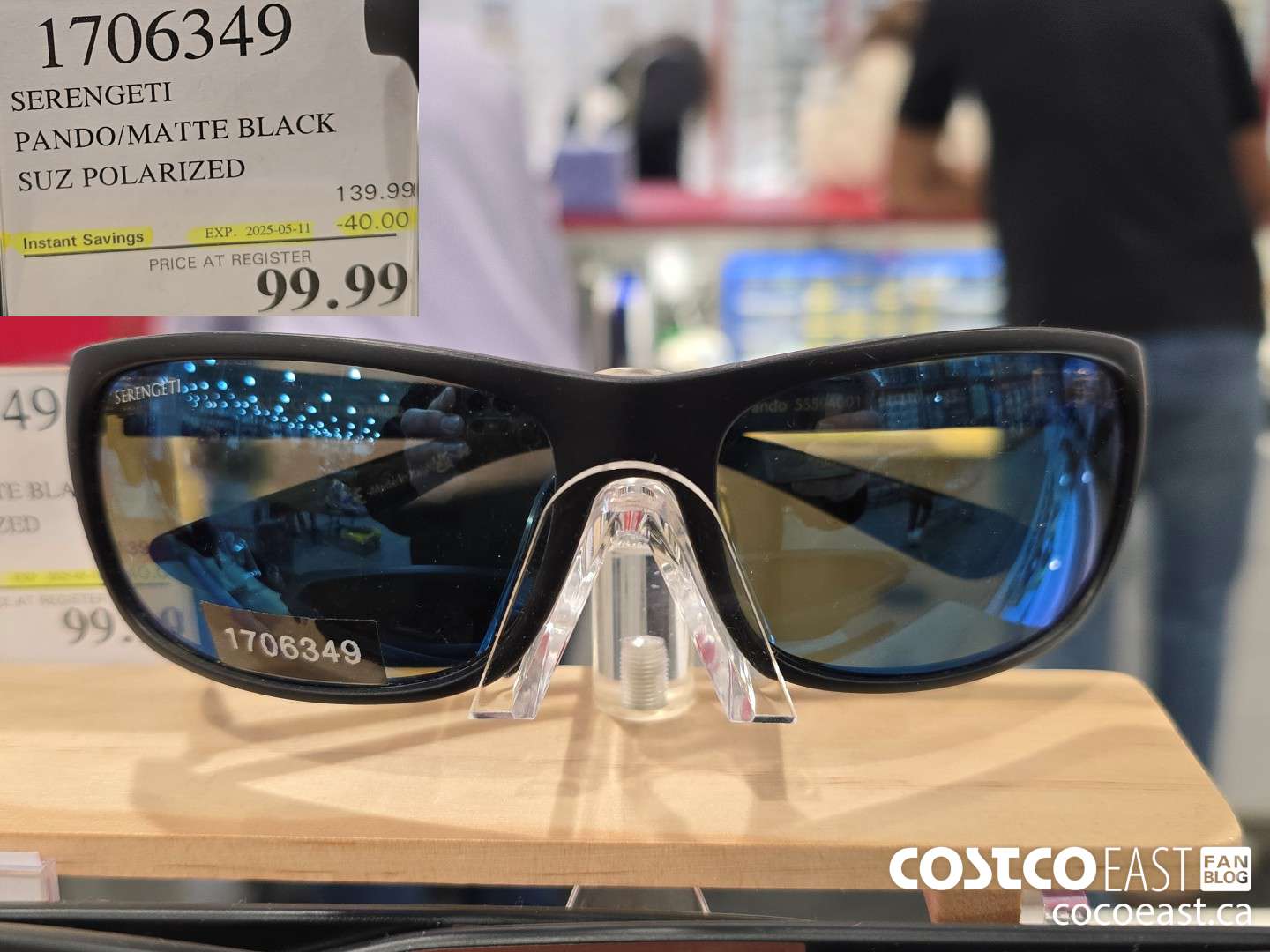 1706349 SERENGETI PANDO/MATTE BLACK SUZ ($40.00 INSTANT SAVINGS EXPIRES ON 2025-05-11) $99.99