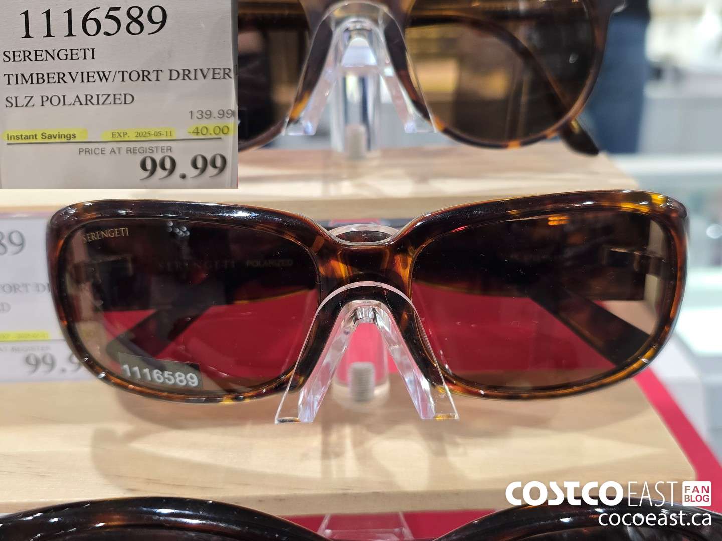 1116589 SERENGETI TIMBERVIEW/TORT DRIVER SLZ POLARIZED ($40.00 INSTANT SAVINGS EXPIRES ON 2025-05-11) $99.99