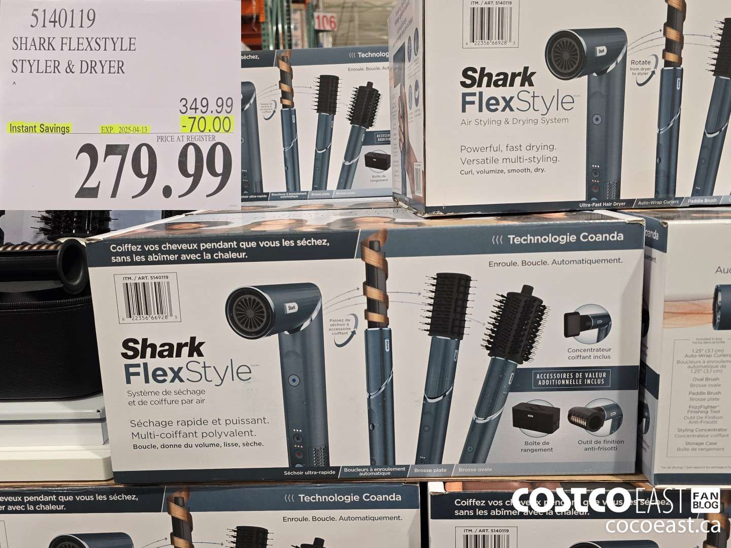 5140119 SHARK FLEXSTYLE STYLER & DRYER ($70.00 INSTANT SAVINGS EXPIRES ON 2025-04-13) $279.99