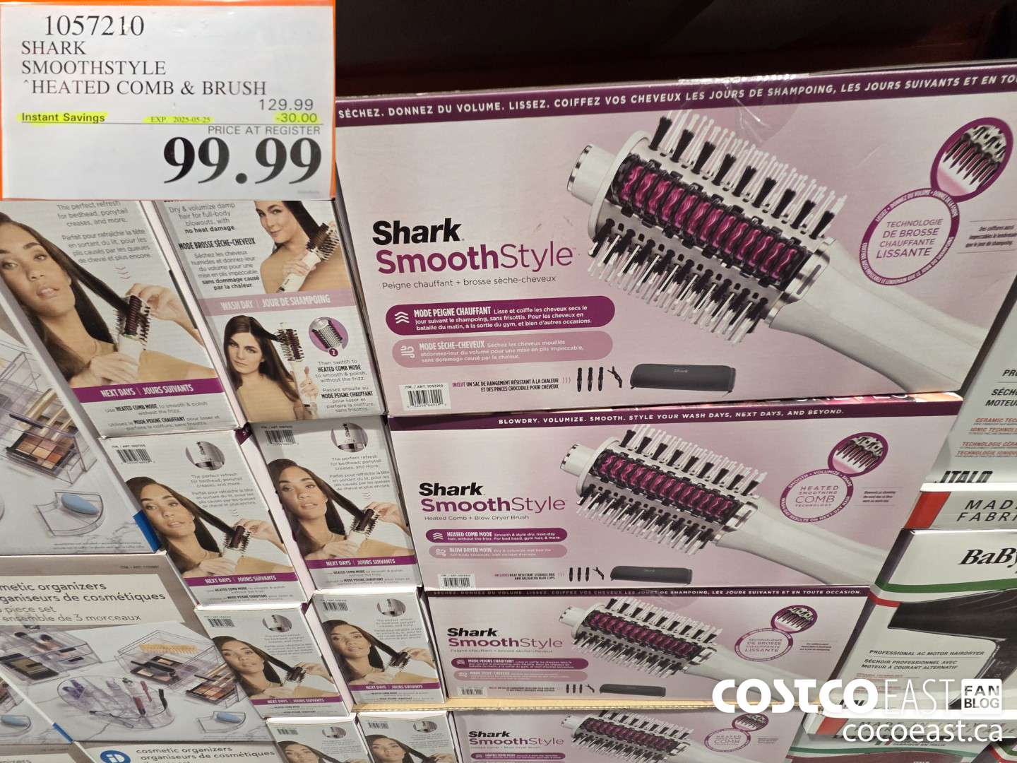 1057210 SHARK SMOOTHSTYLE HEATED COMB & BRUSH ($30.00 INSTANT SAVINGS EXPIRES ON 2025-05-25) $99.99