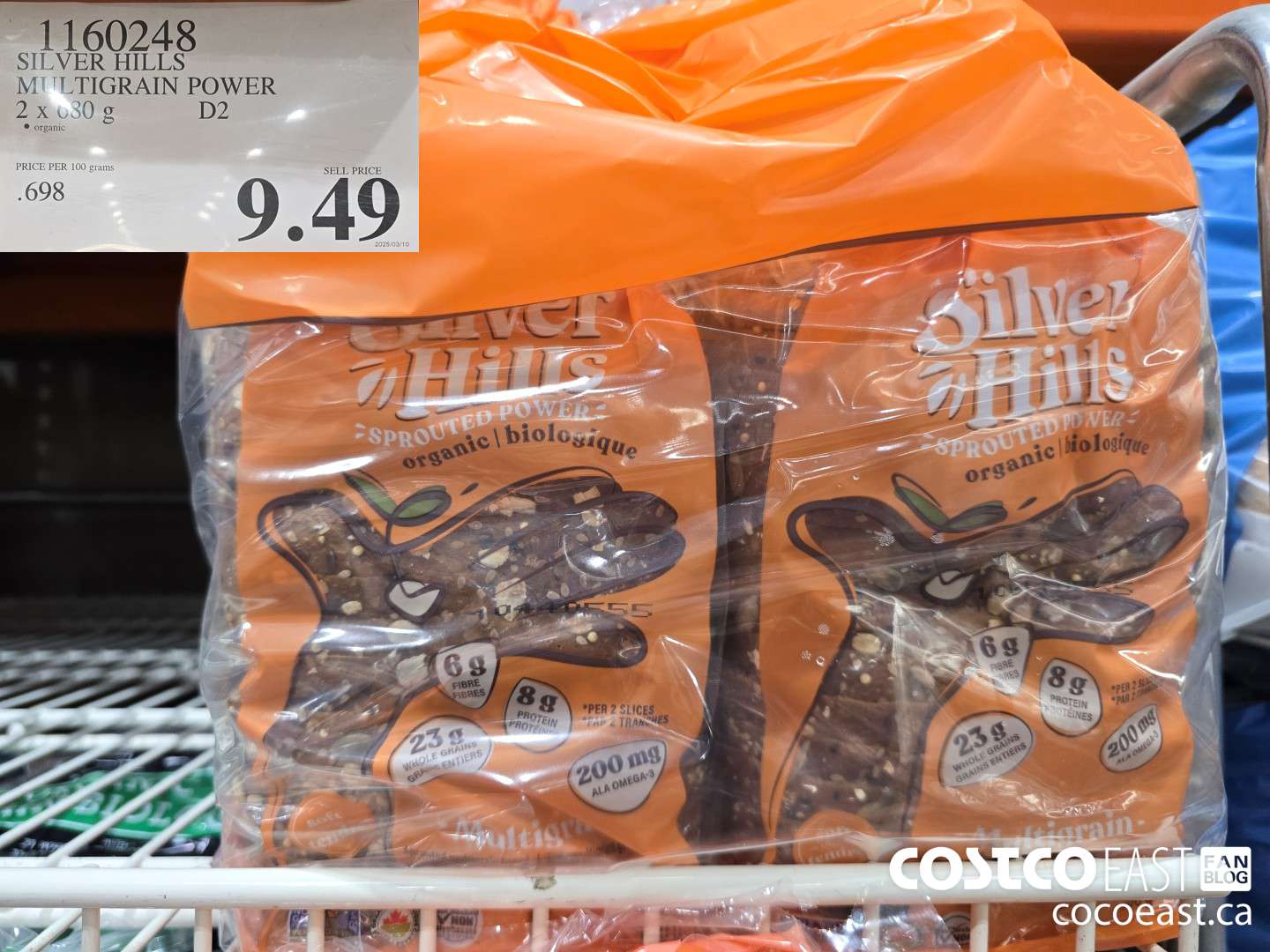 1160248 SILVER HILLS MULTIGRAIN POWER 2 X 680 g $9.49