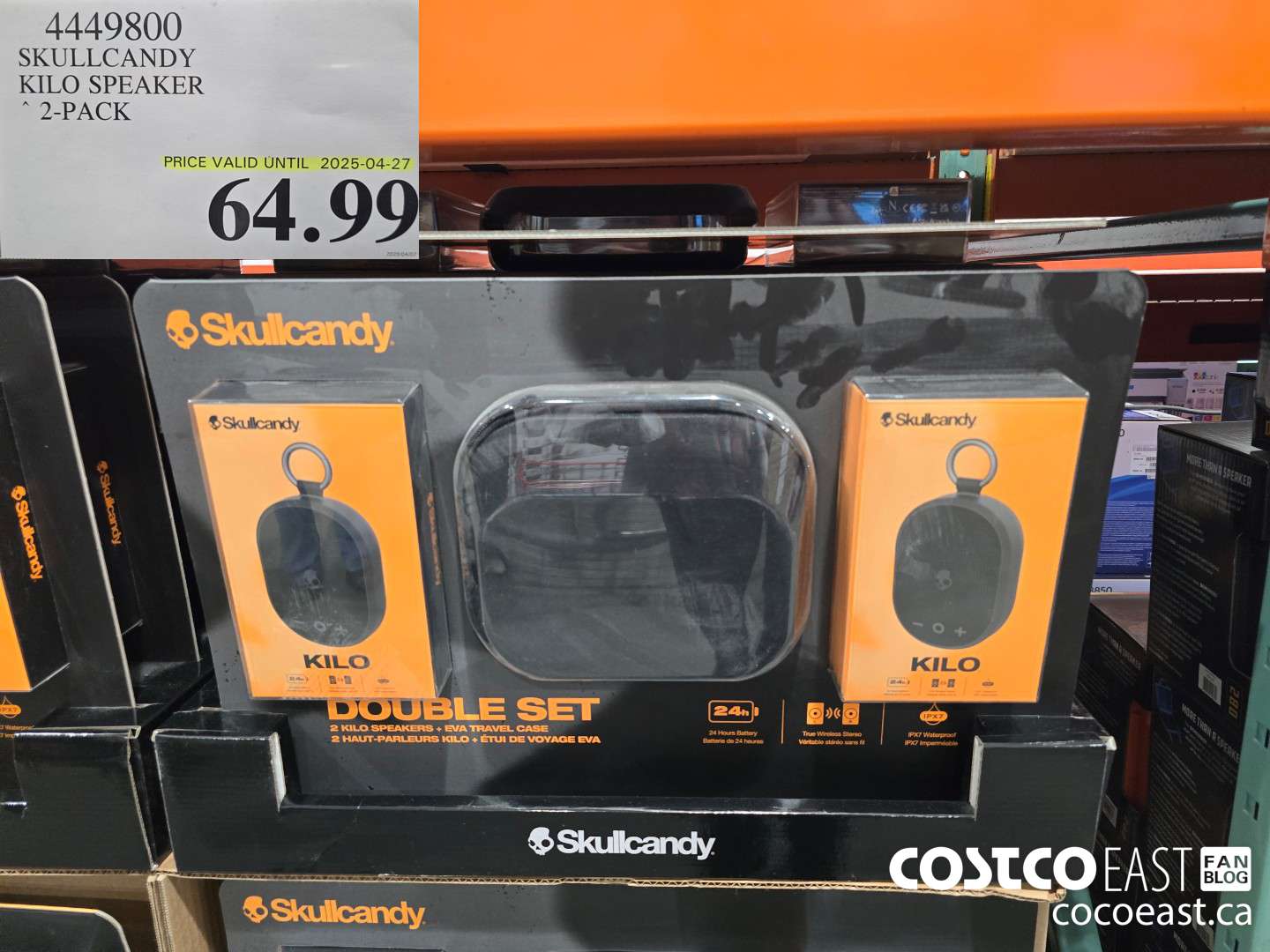 4449800 SKULLCANDY KILO SPEAKER 2-PACK $64.99