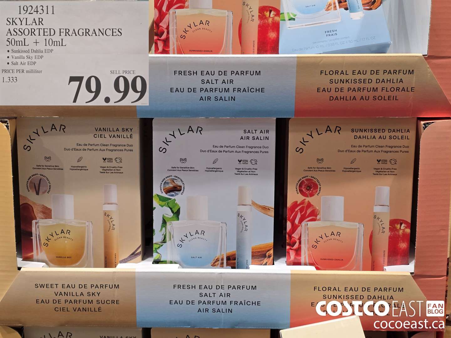 1924311 SKYLAR ASSORTED FRAGRANCES 500mL + 10mL $79.99