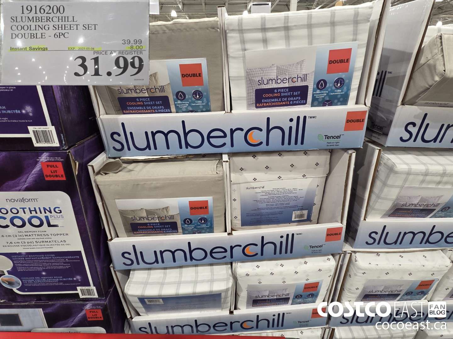 1916200 SLUMBERCHILL COOLING SHEET SET DOUBLE - 6PC ($8.00 INSTANT SAVINGS EXPIRES ON 2025-05-04) $31.99