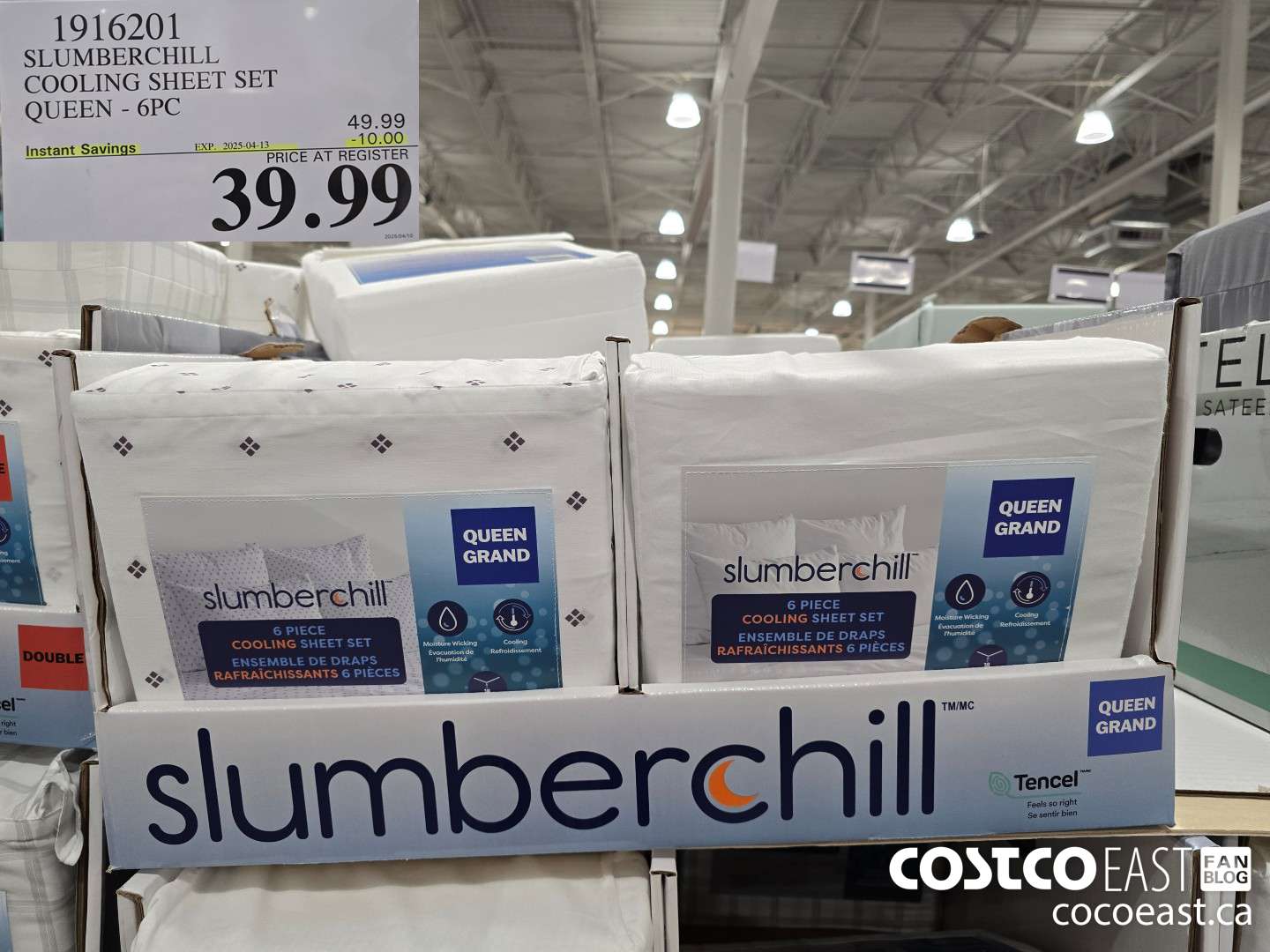 1916201 SLUMBERCHILL COOLING SHEET SET QUEEN - 6 PC ($10.00 INSTANT SAVINGS EXPIRES ON 2025-04-13) $39.99