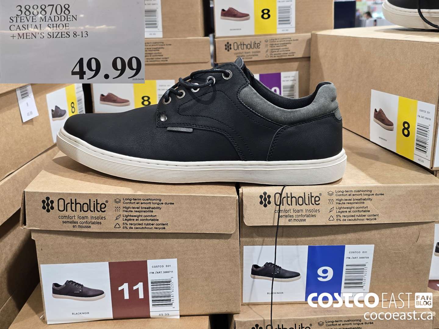 3888708 STEVE MADDEN CASUAL SHOE + MEN'S SIZES 8-13 $49.99