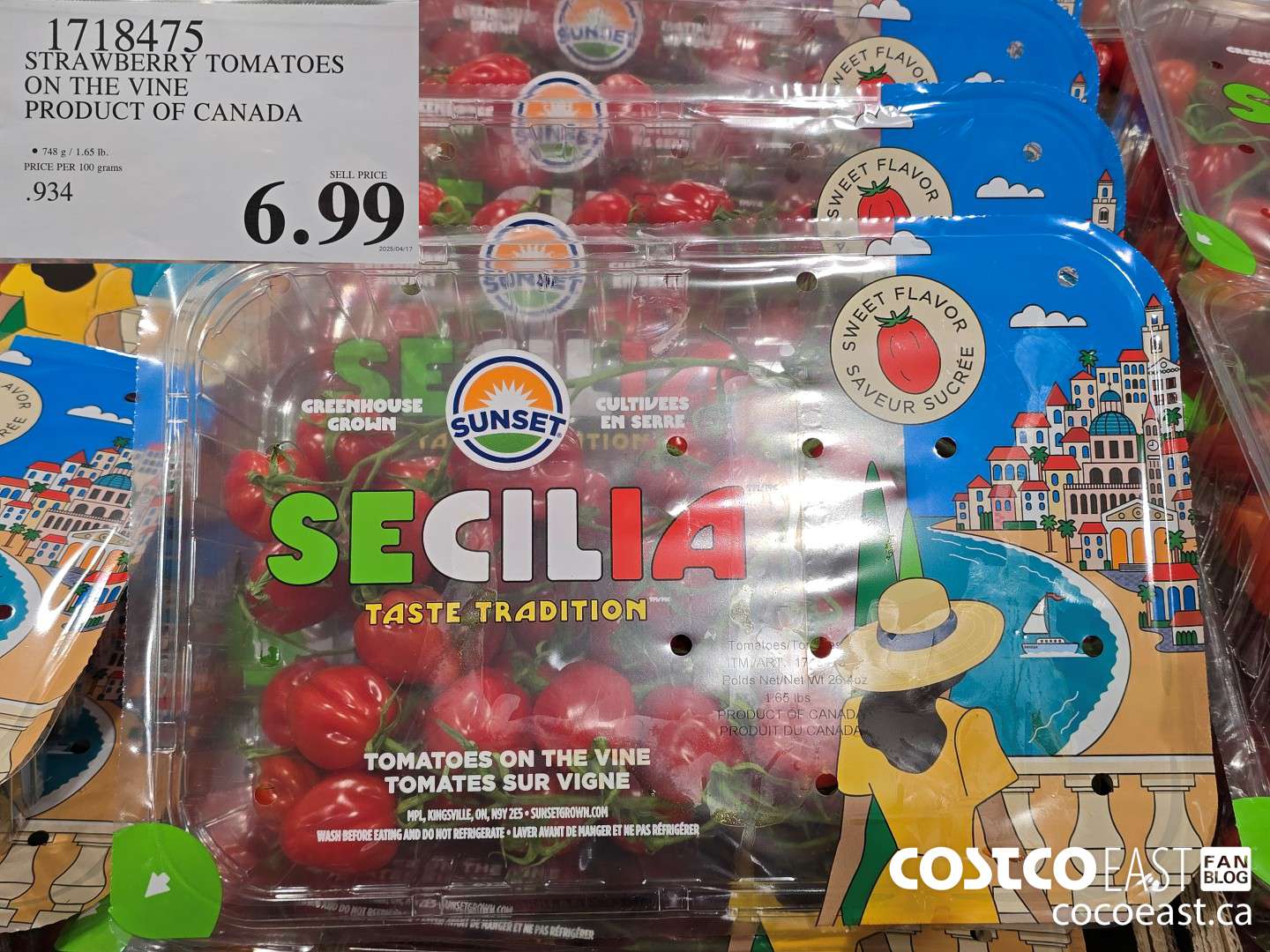 1718475 STRAWBERRY TOMATOES PRODUCT OF CANADA $6.99