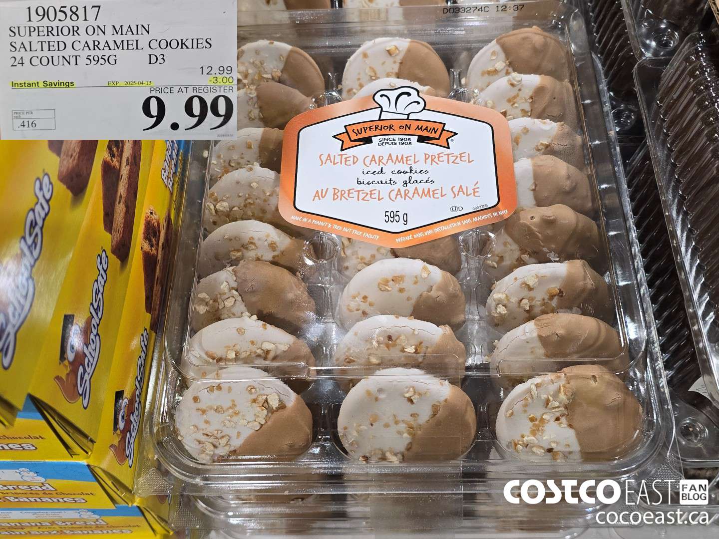 1905817 SUPERIOR ON MAIN SALTED CARAMEL COOKIES 24 COUNT 595G ($3.00 INSTANT SAVINGS EXPIRES ON 2025-04-13) $9.99