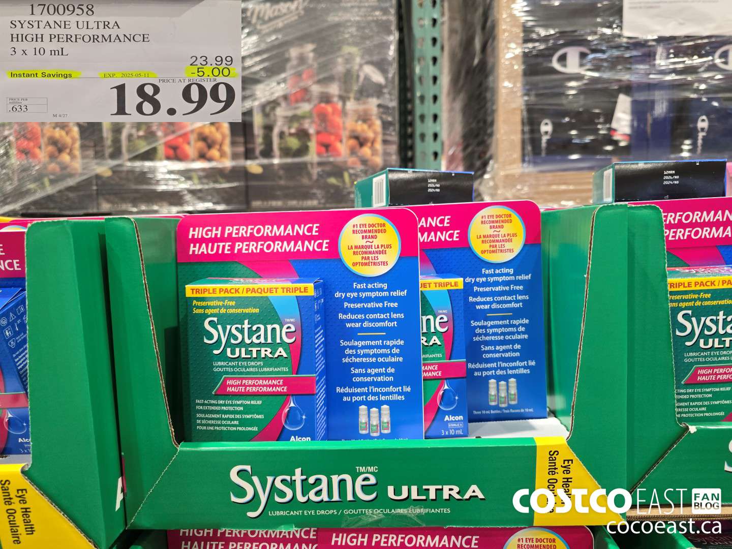 1700958 SYSTANE ULTRA PRESERVATIVE FREE 3 X 10 ML ($5.00 INSTANT SAVINGS EXPIRES ON 2025-05-11) $18.99