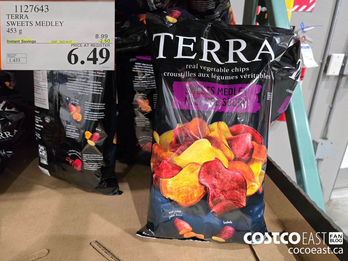 1127643 TERRA SWEETS MEDLEY 453G ($2.50 INSTANT SAVINGS EXPIRES ON 2025-04-27) $6.49