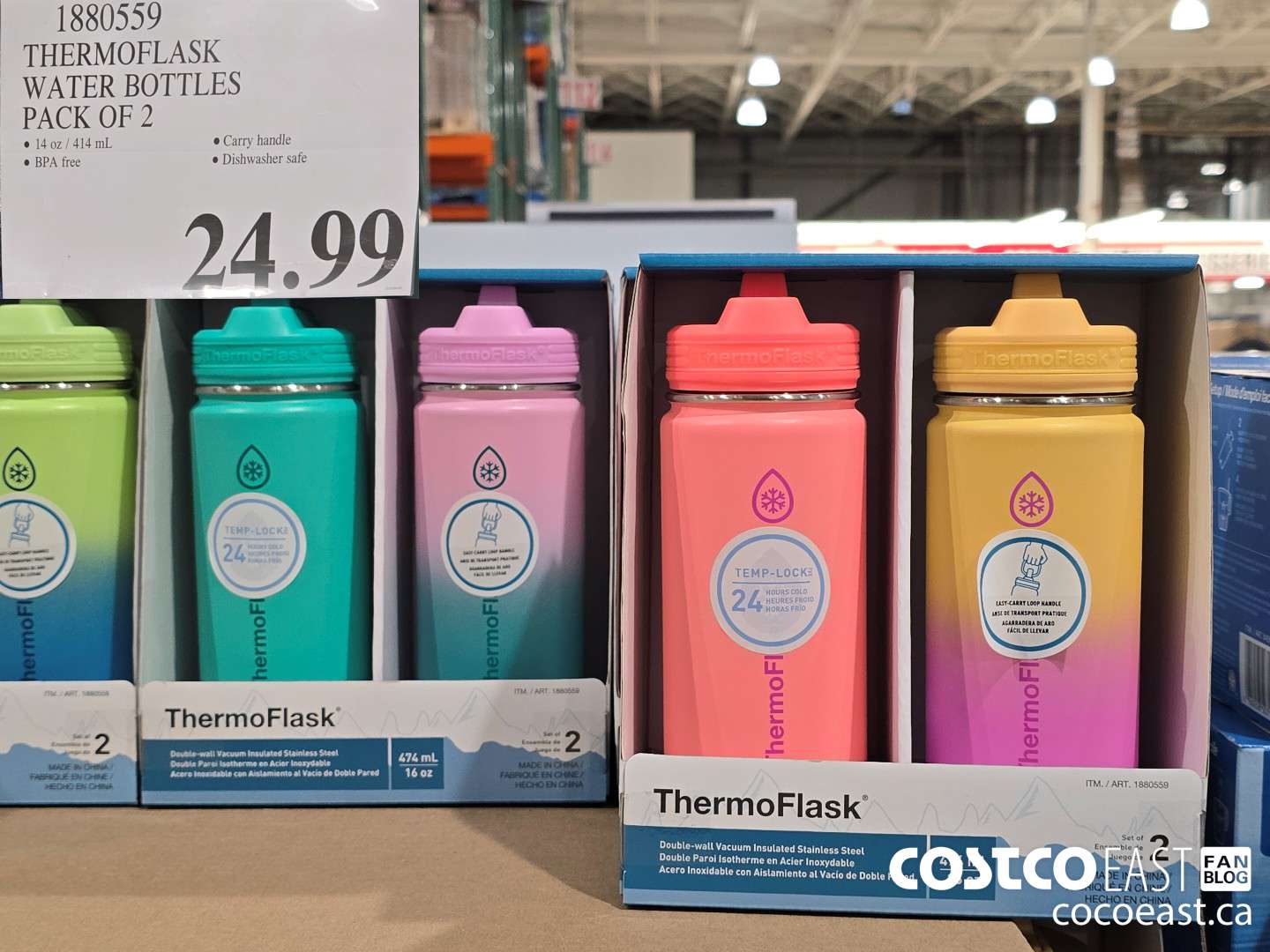 1880559 THERMOFLASK WATER BOTTLES PACK OF 2 $24.99