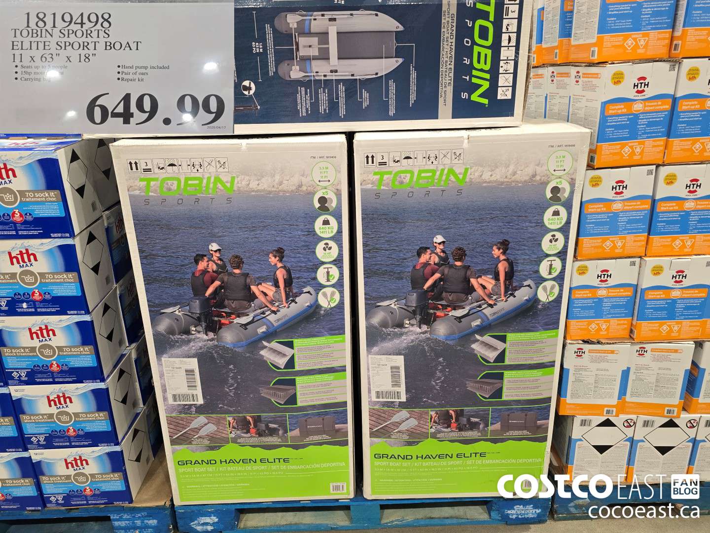 1819498 TOBIN SPORTS ELITE SPORT BOAT 11 X 63