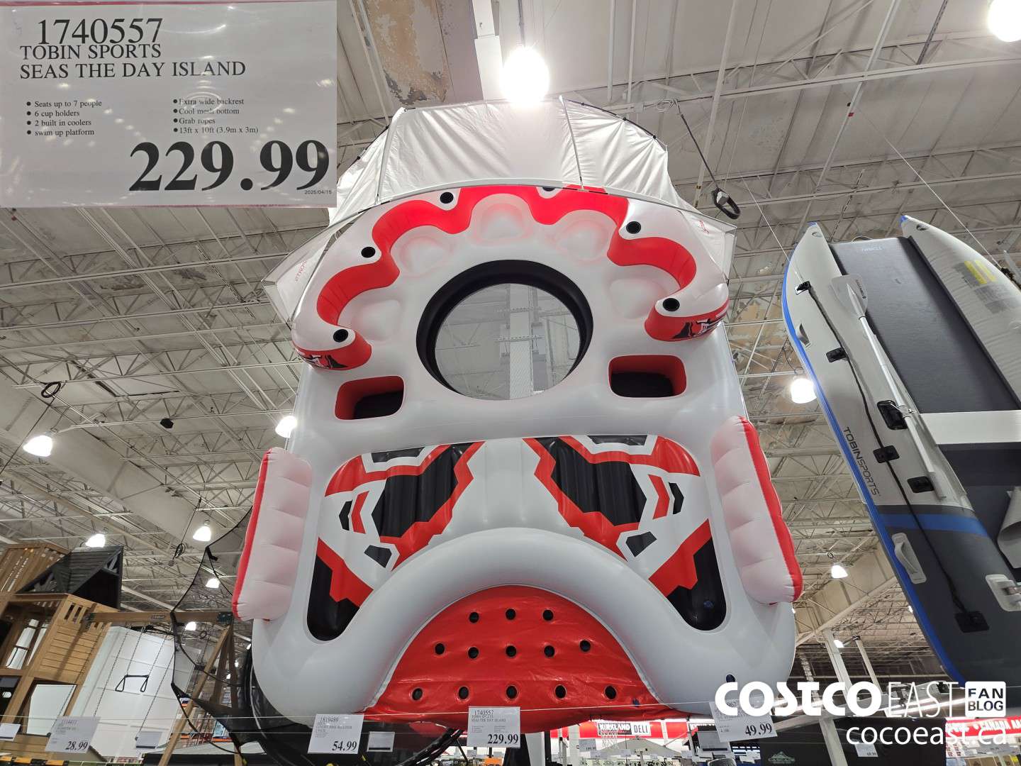 1740557 TOBIN SPORTS SEAS THE DAY ISLAND $229.99