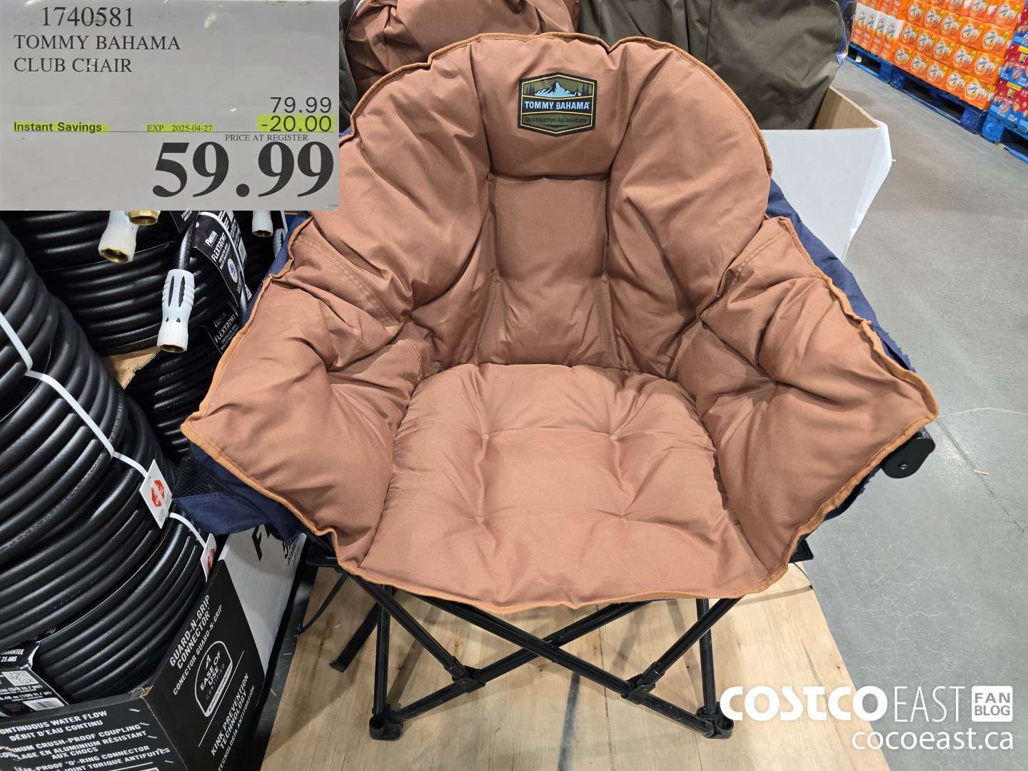 1740581 TOMMY BAHAMA CLUB CHAIR ($20.00 INSTANT SAVINGS EXPIRES ON 2025-04-27) $59.99