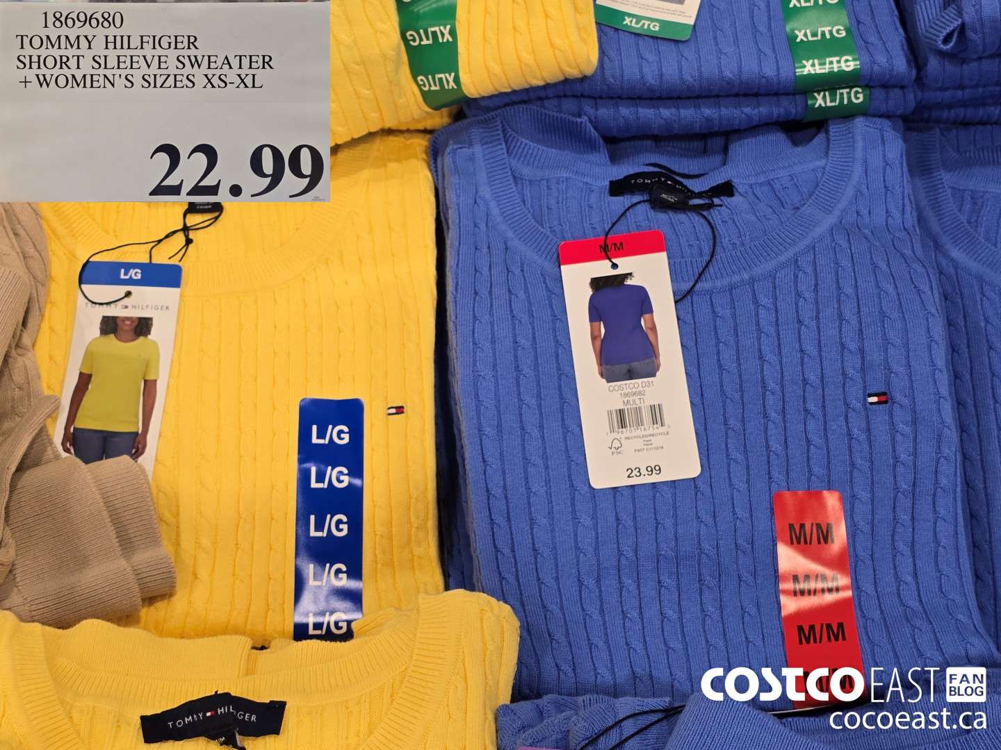 18696380 TOMMY HILFIGER SHORT SLEEVE SWEATER +WOMEN'S SIZES XS-XL $22.99