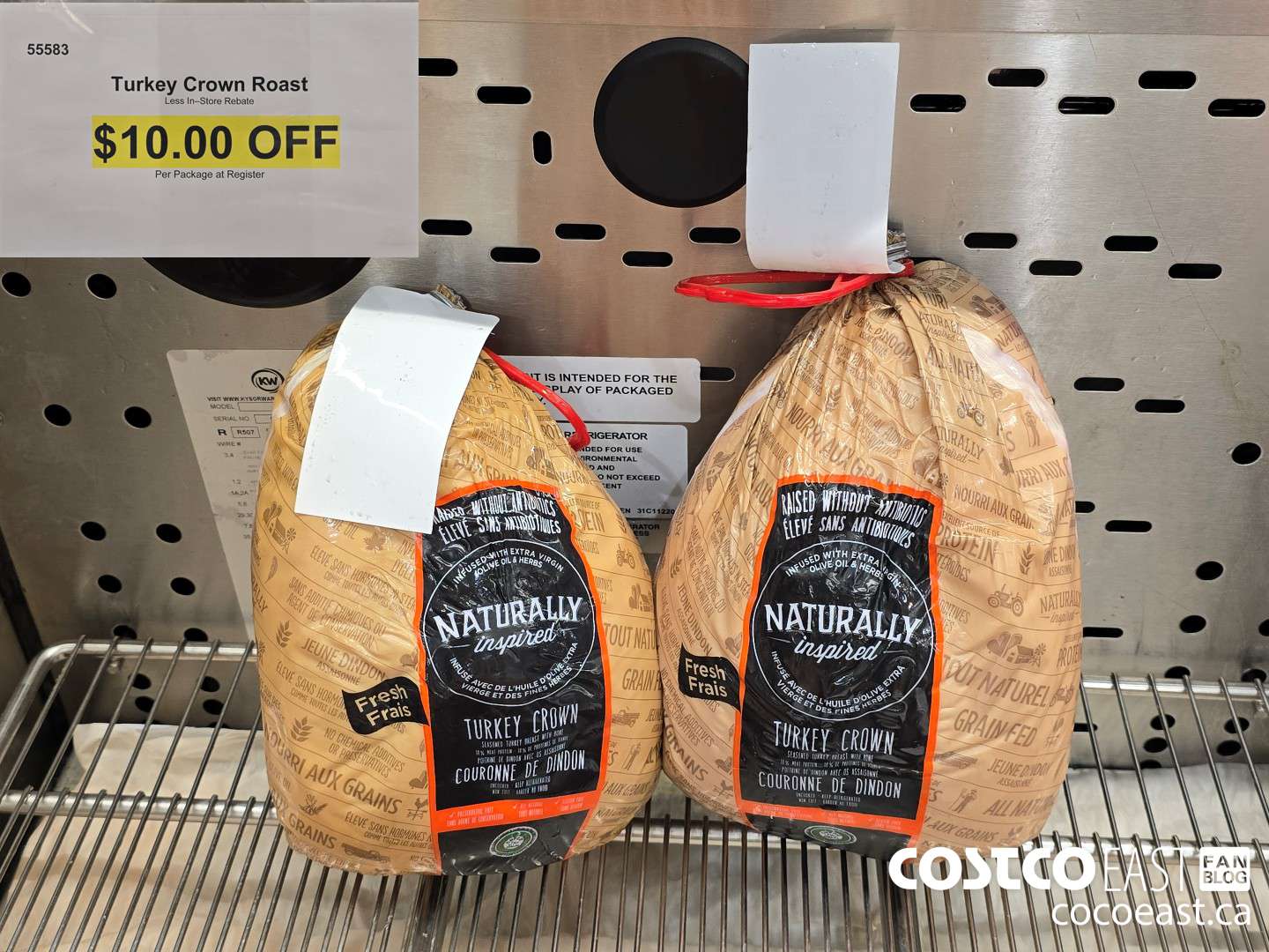 55583 TURKEY CROWN ROAST ($10.00 INSTANT SAVINGS)