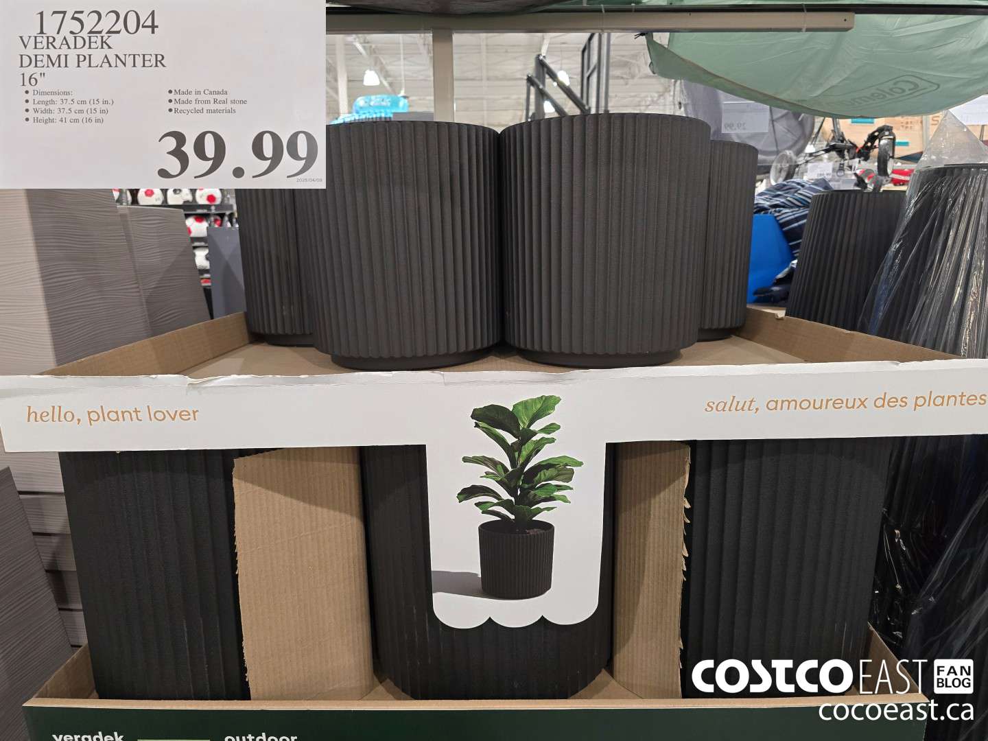 1752204 VERADEK DEMI PLANTER 16