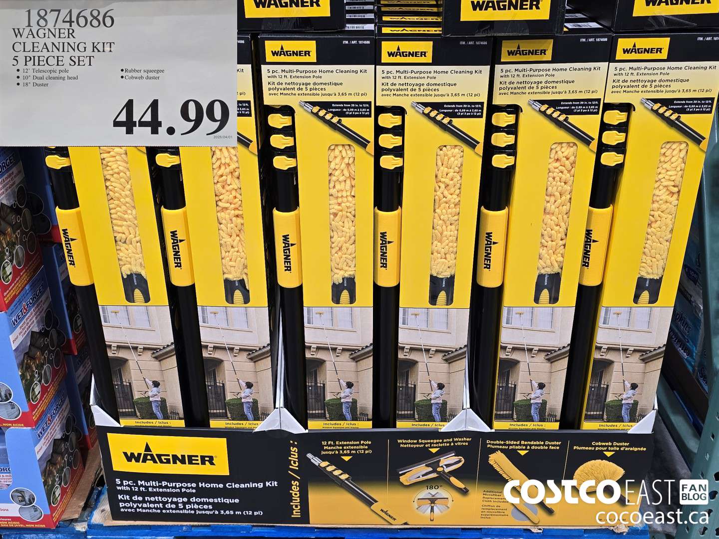 1874686 WAGNER CLEANING KIT 5 PIECE SET $44.99