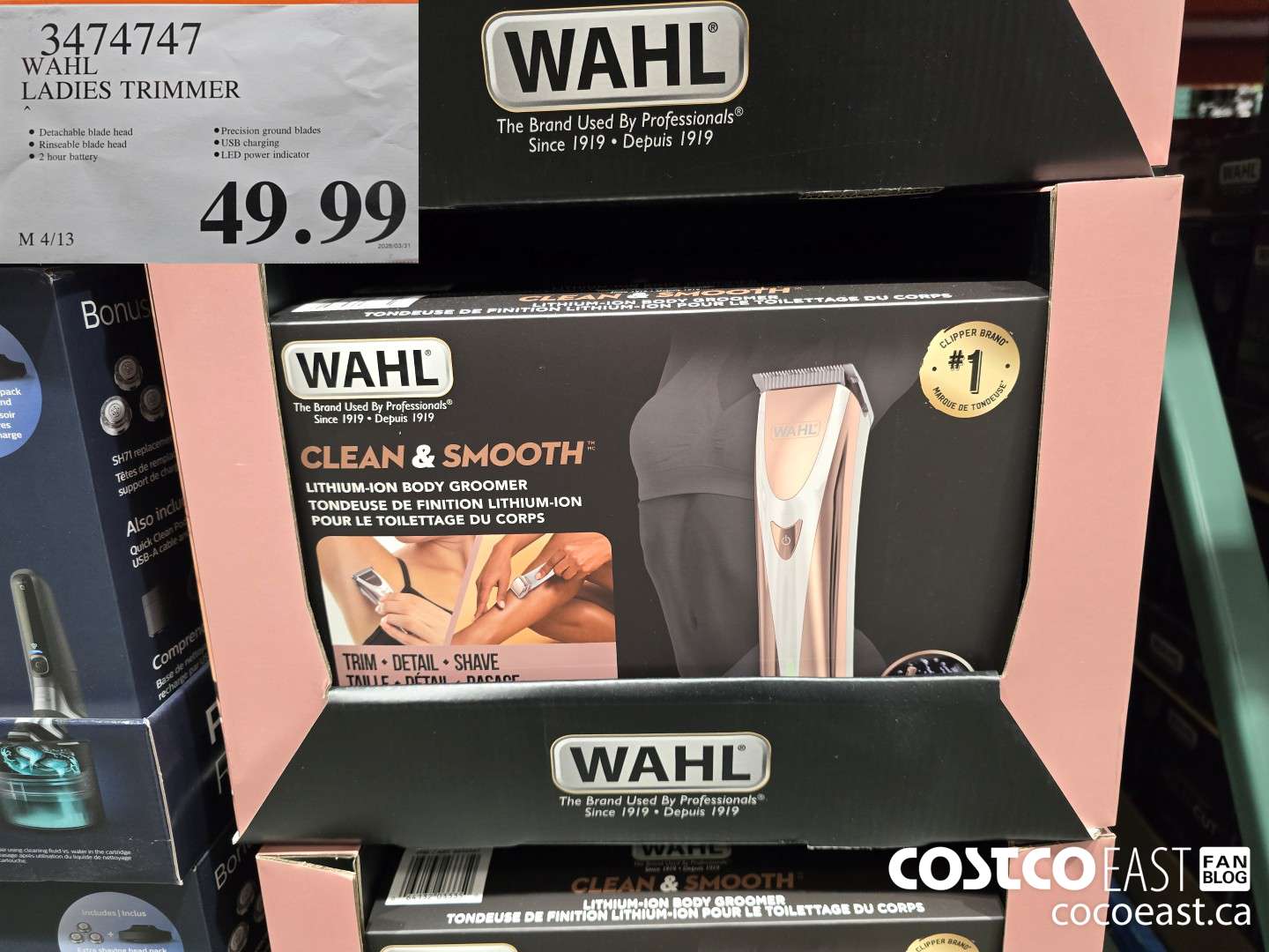 3474747 WAHL LADIES TRIMMER $49.99
