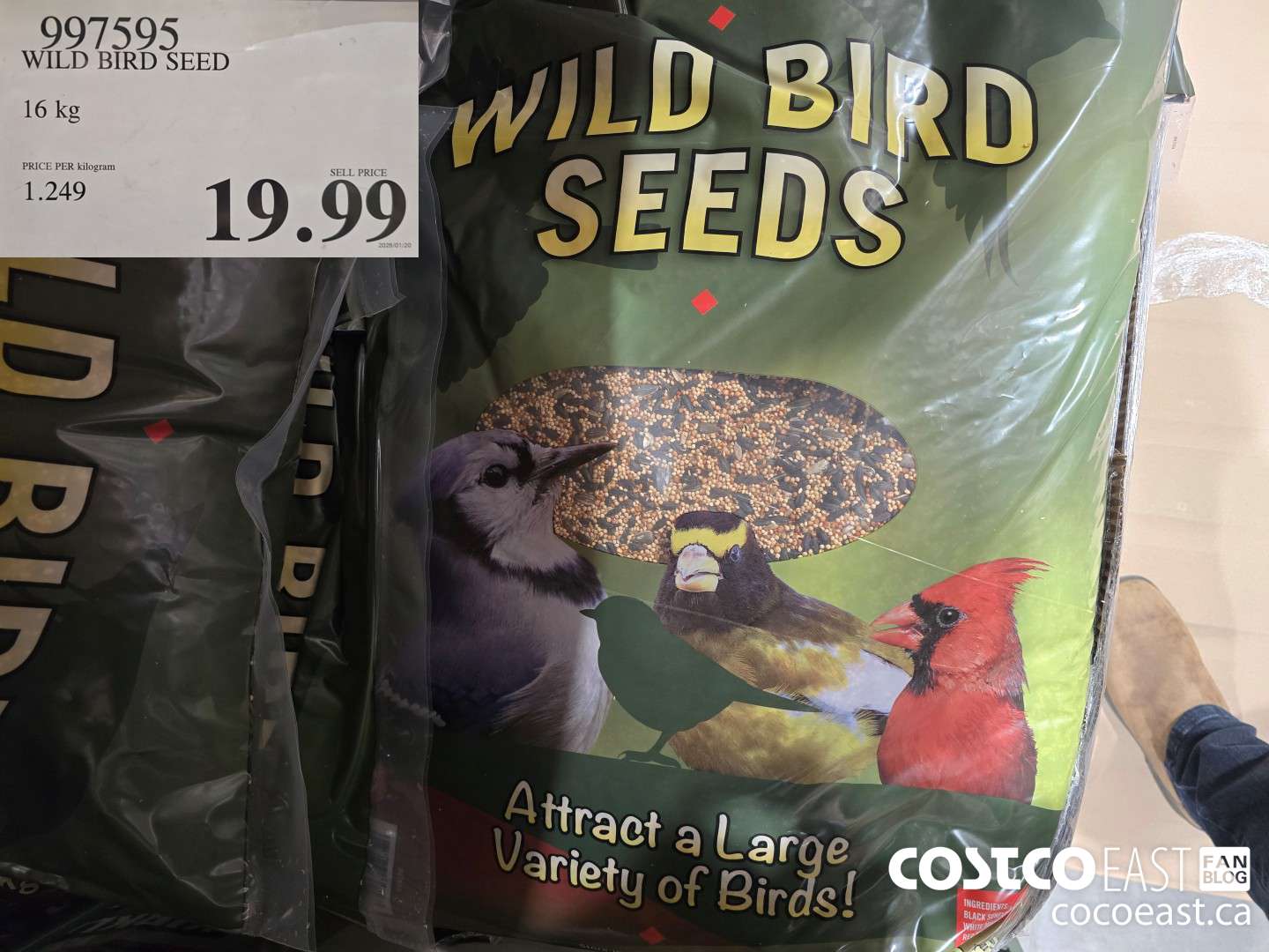 997595 WILD BIRD SEED 16 kg $19.99