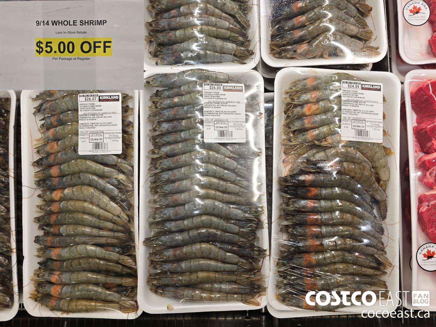 16783 9/14 WHOLE SHRIMP ($5.00 INSTANT SAVINGS)