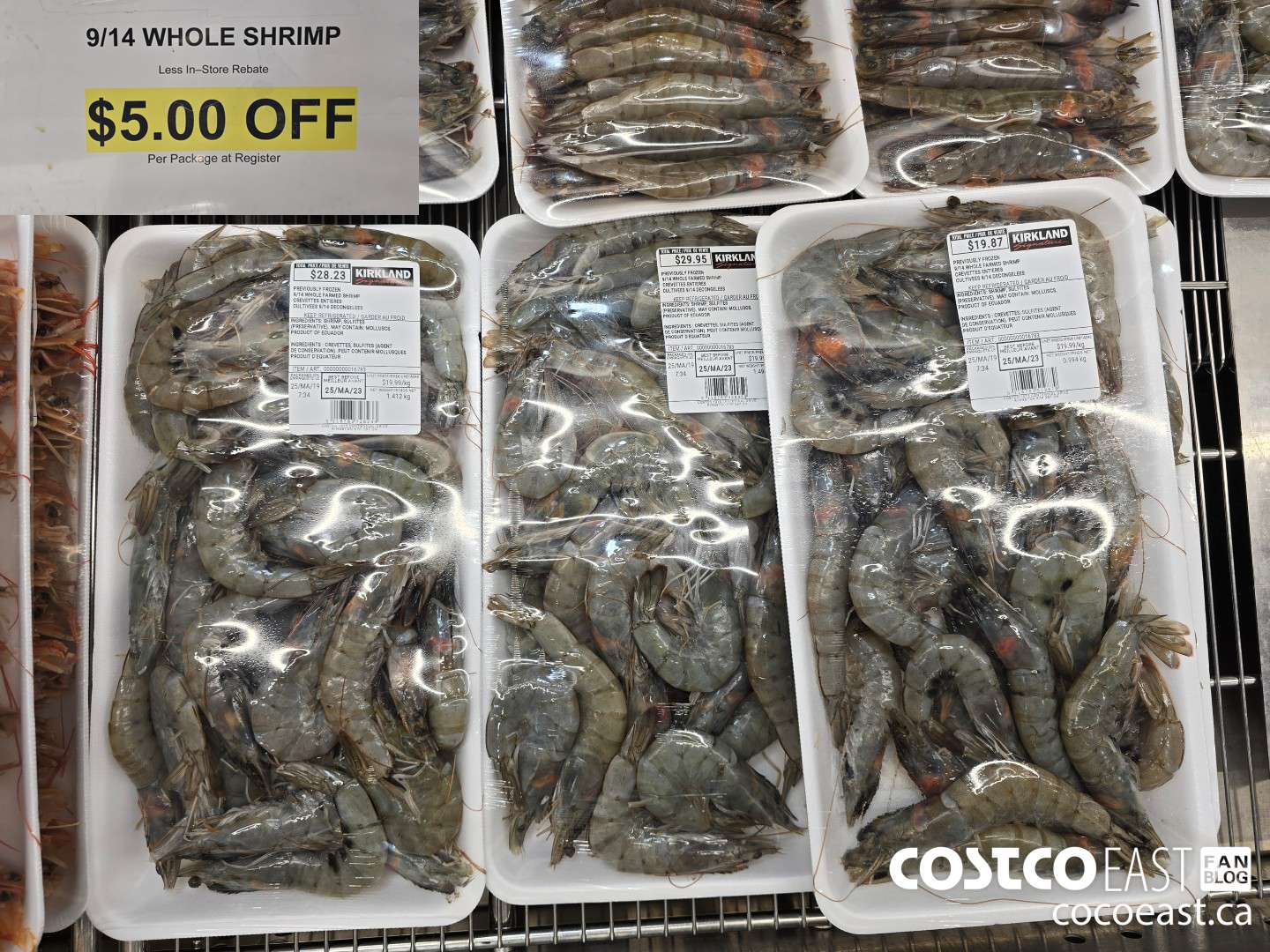 16783 9/14 WHOLE SHRIMP ($5.00 INSTANT SAVINGS)