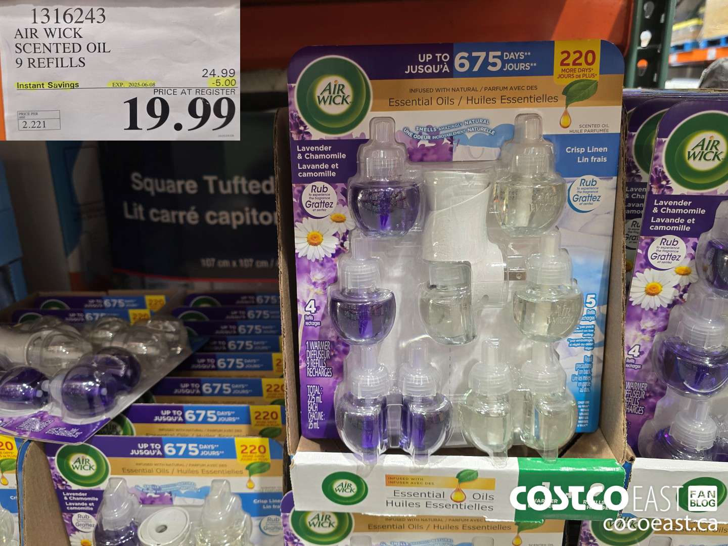 1316243 AIR WICK SCENTED OIL 9 REFILLS ($5.00 INSTANT SAVINGS EXPIRES ON 2025-06-08) $19.99