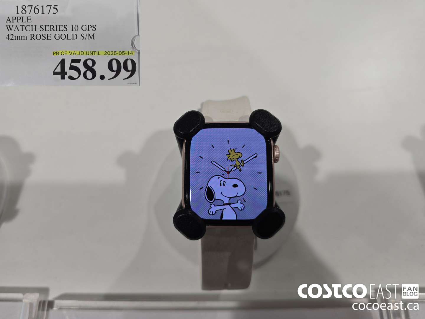 1876175 APPLE WATCH SERIES 10 GPS 42mm ROSE GOLD S/M $458.99