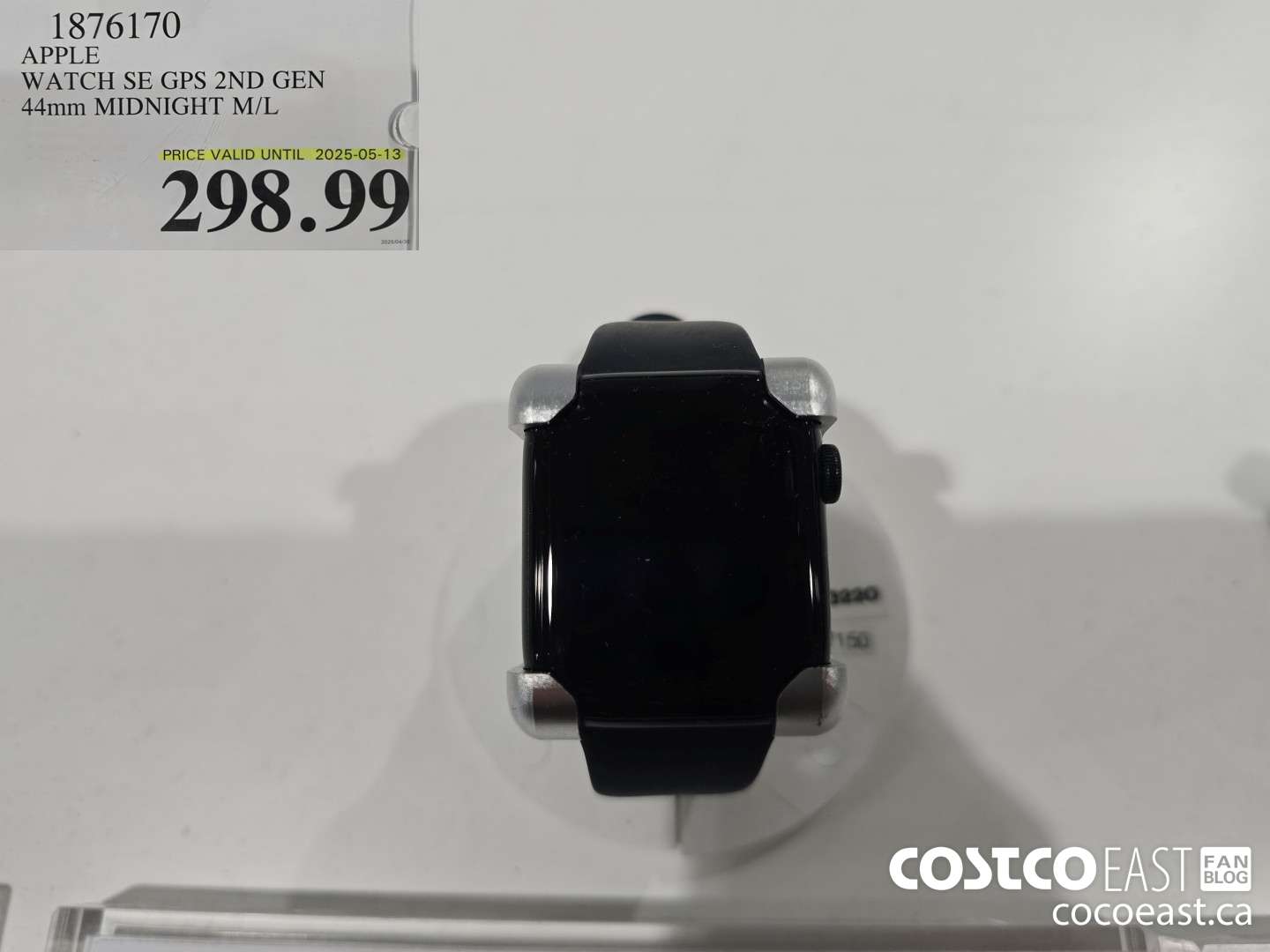 1876170 APPLE WATCH SE GPS 2ND GEN 44mm MIDNIGHT M/L $298.99