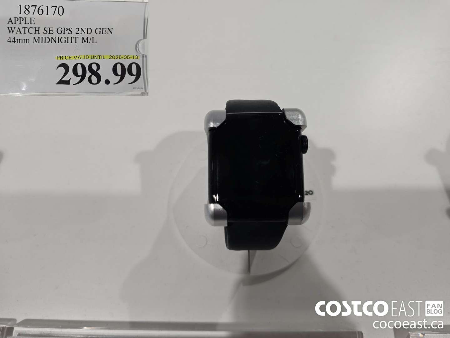 1876170 APPLE WATCH SE GPS 2ND GEN 44mm MIDNIGHT M/L $298.99