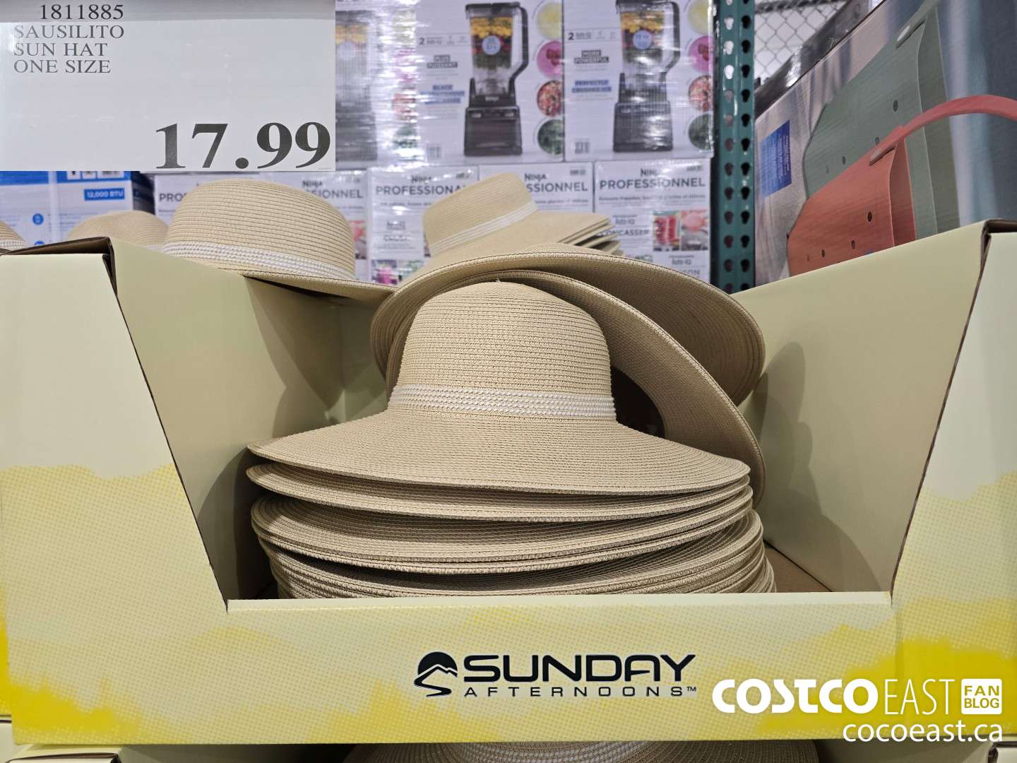 1811885 AUSILITO SUN HAT ONE SIZE $17.99