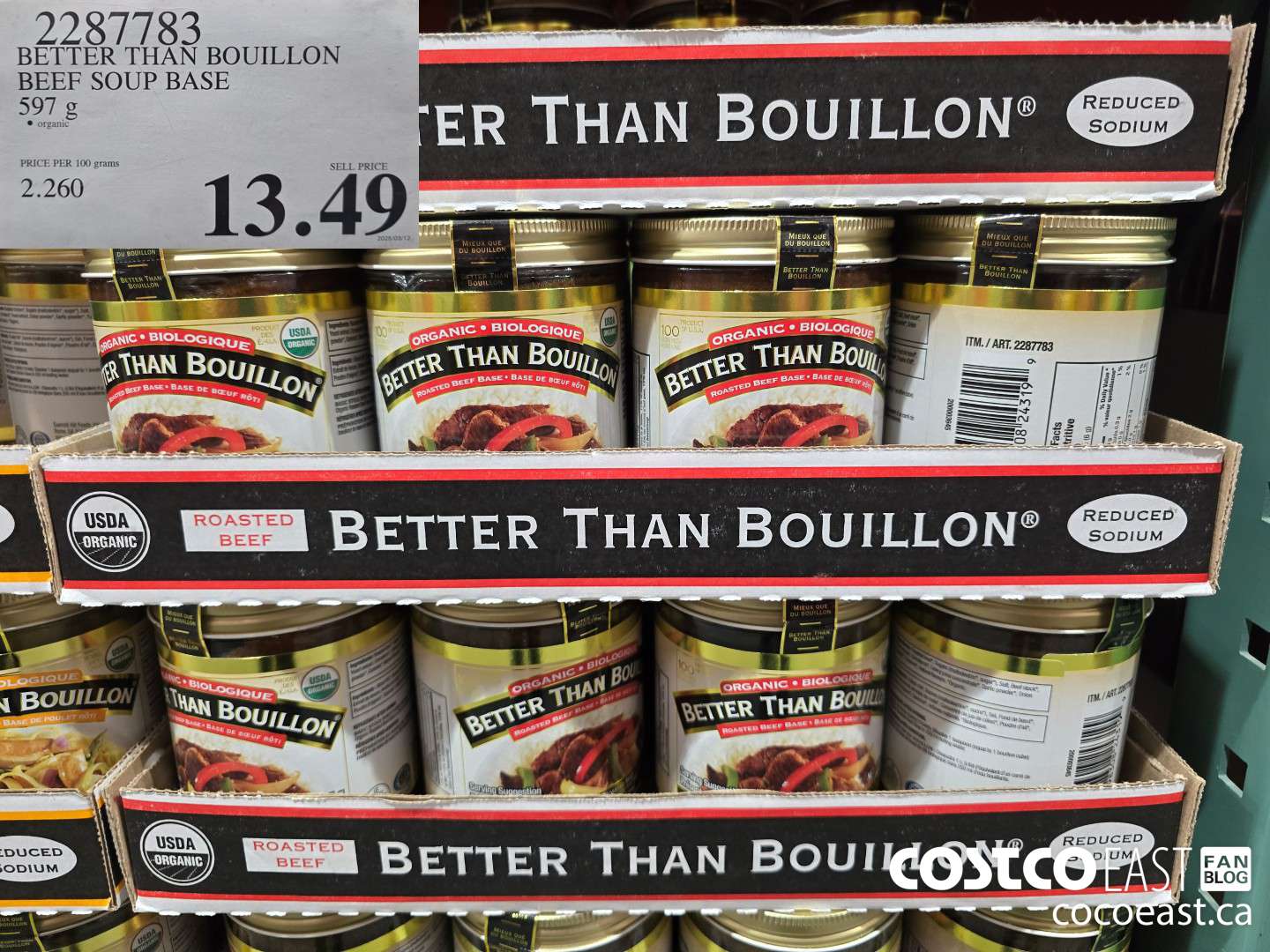 2287783 BETTER THAN BOUILLON BEEF SOUP BASE 597 g $13.49