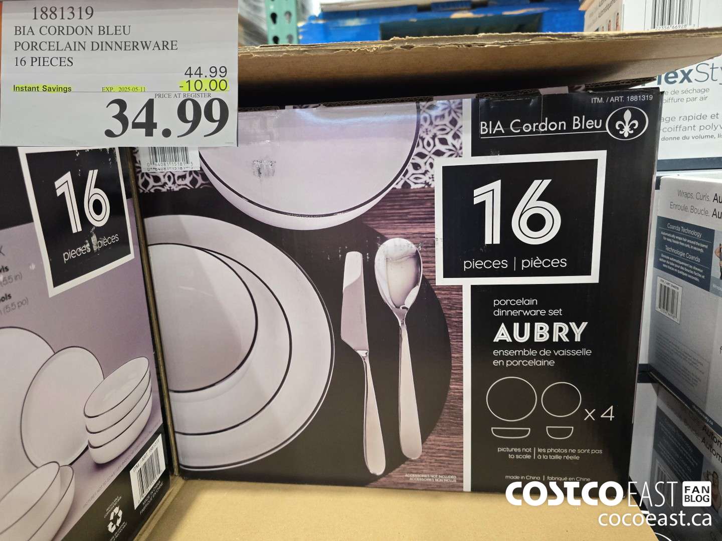 1881319 BIA CORDON BLEU PORCELAIN DINNERWARE 16 PIECES ($10.00 INSTANT SAVINGS EXPIRES ON 2025-05-11) $34.99