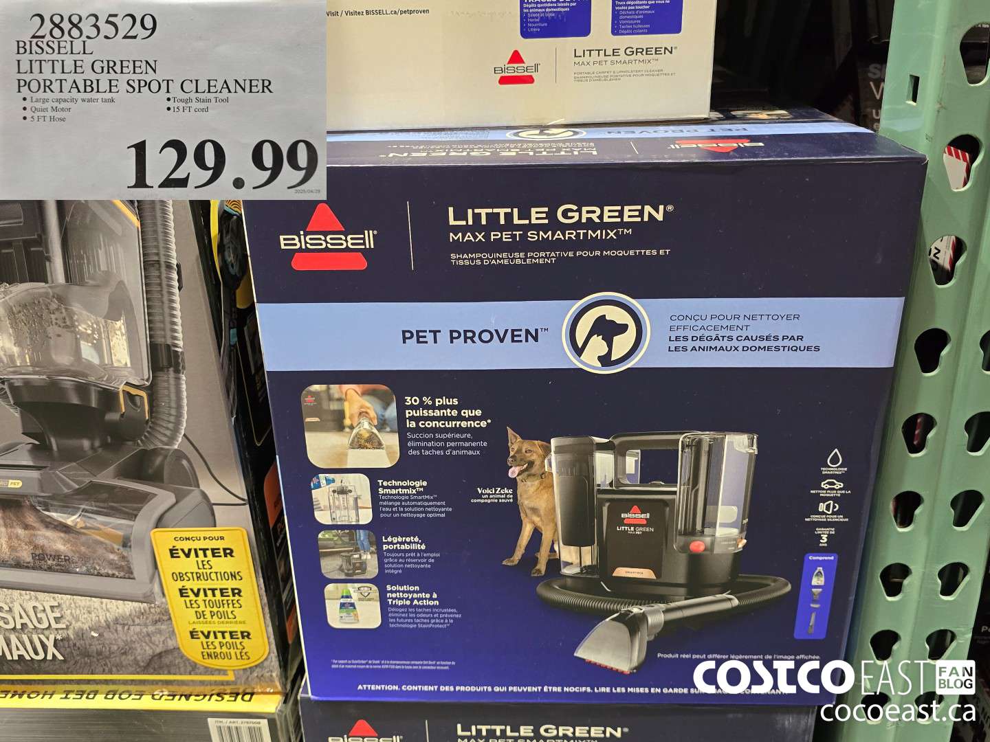 2883529 BISSELL LITTLE GREEN PORTABLE SPOT CLEANER $129.99