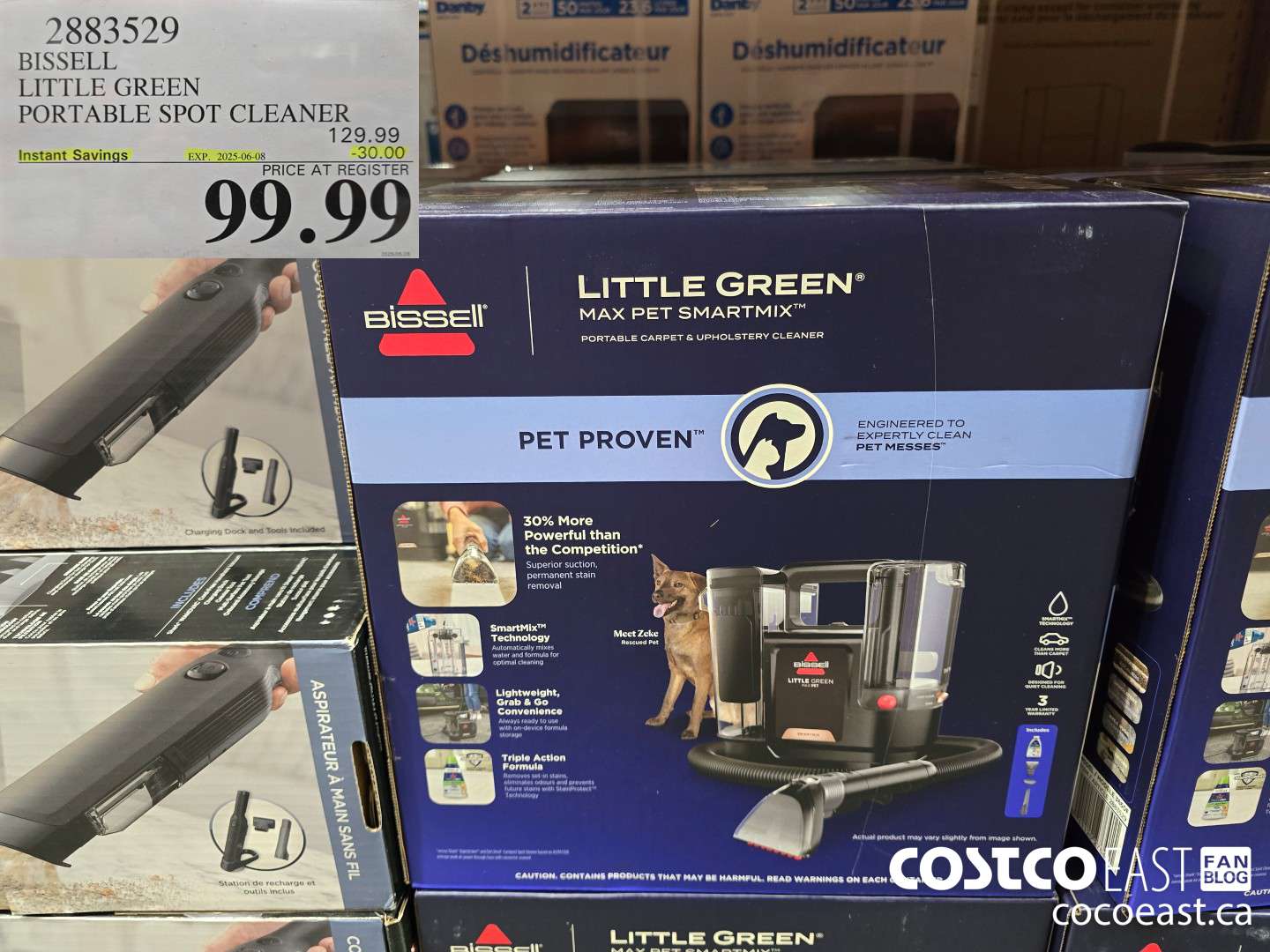 2883529 BISSELL LITTLE GREEN PORTABLE SPOT CLEANER ($30.00 INSTANT SAVINGS EXPIRES ON 2025-06-08) $99.99