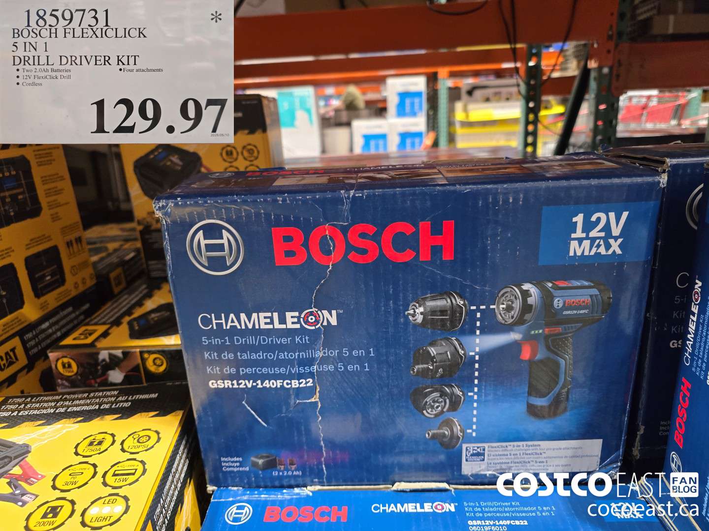 1859731 BOSCH FLEXICLICK 5 - IN - 1 DRILL DRIVER KIT $129.97