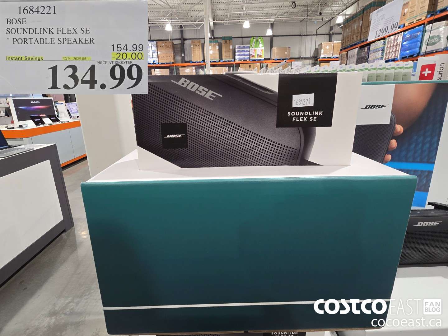 1684221 BOSE SOUNDLINK FLEX SE PORTABLE SPEAKER ($20.00 INSTANT SAVINGS EXPIRES ON 2025-05-11) $134.99