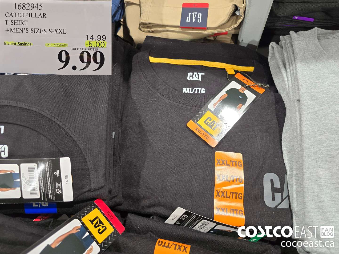 1682945 CATERPILLAR T-SHIRT +MEN'S SIZES S-XXL ($5.00 INSTANT SAVINGS EXPIRES ON 2025-05-18) $9.99