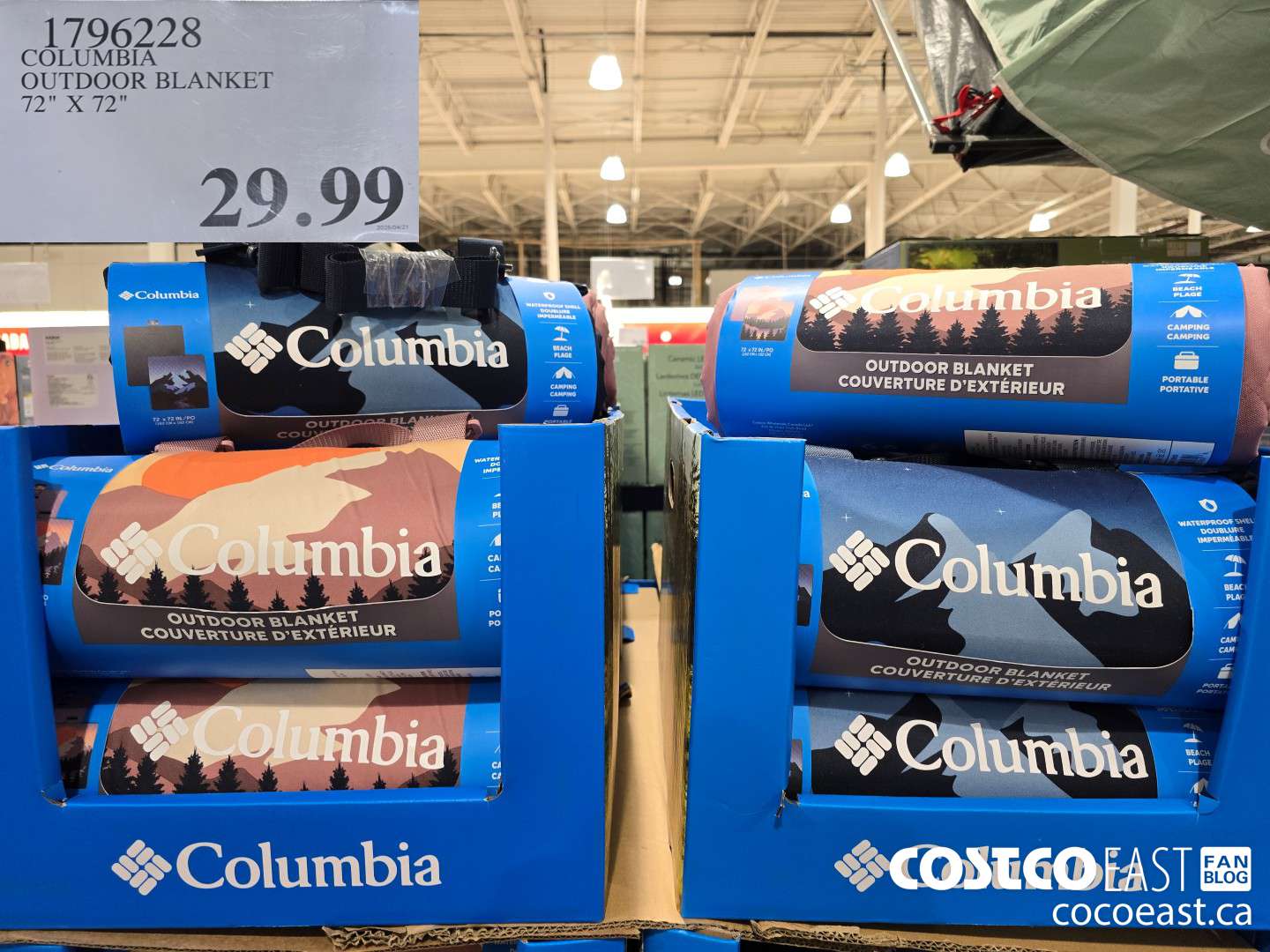 1796228 COLUMBIA OUTDOOR BLANKET 72