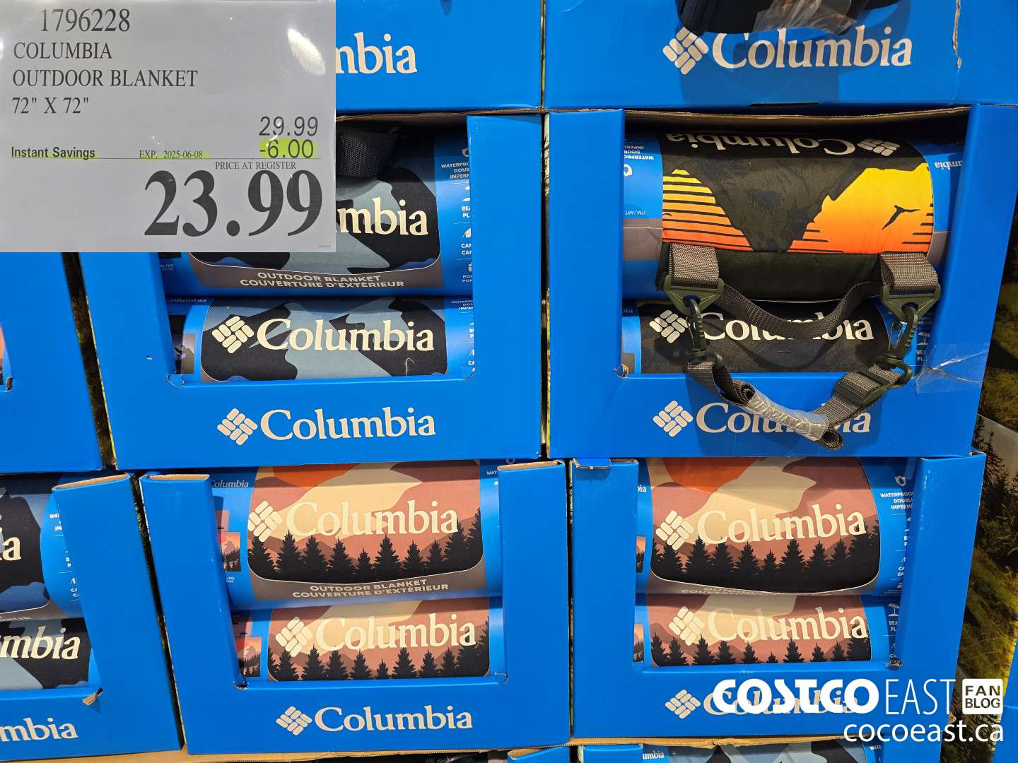 1796228 COLUMBIA OUTDOOR BLANKET 72