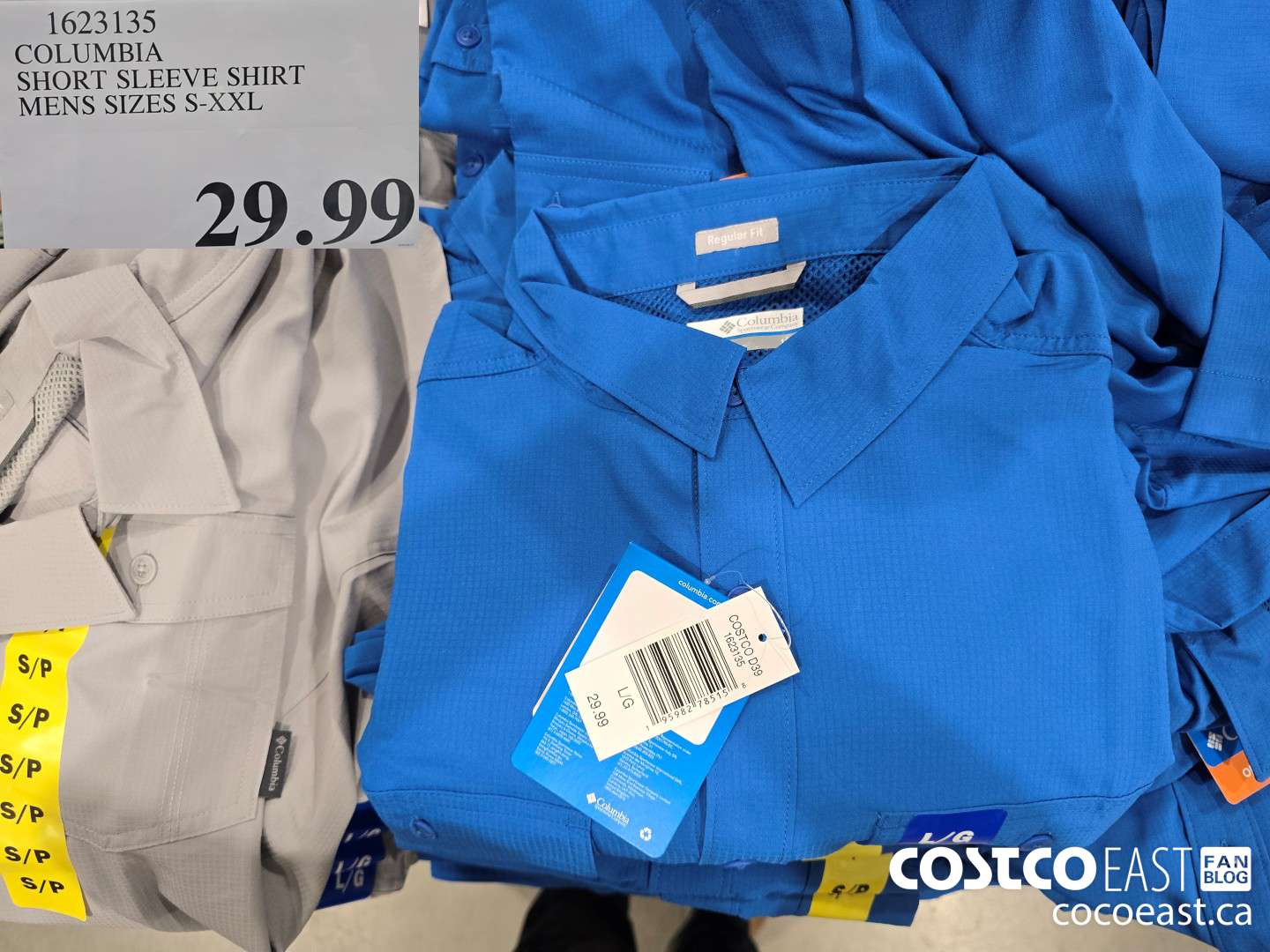 1623135 COLUMBIA SHORT SLEEVE SHIRT MENS SIZES S-XXL $29.99