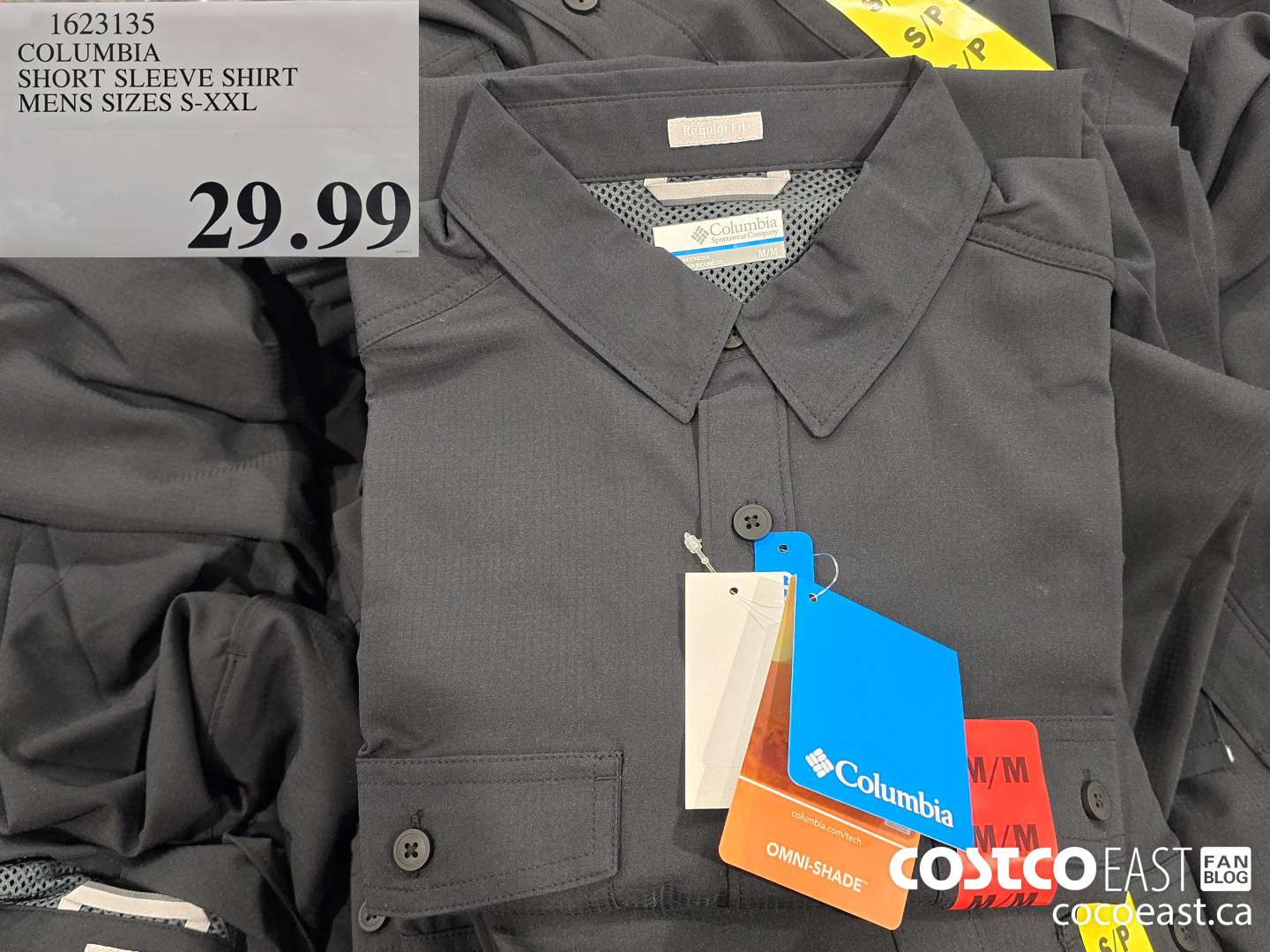 1623185 COLUMBIA SHORT SLEEVE SHIRT MENS SIZES S-XXL $29.99