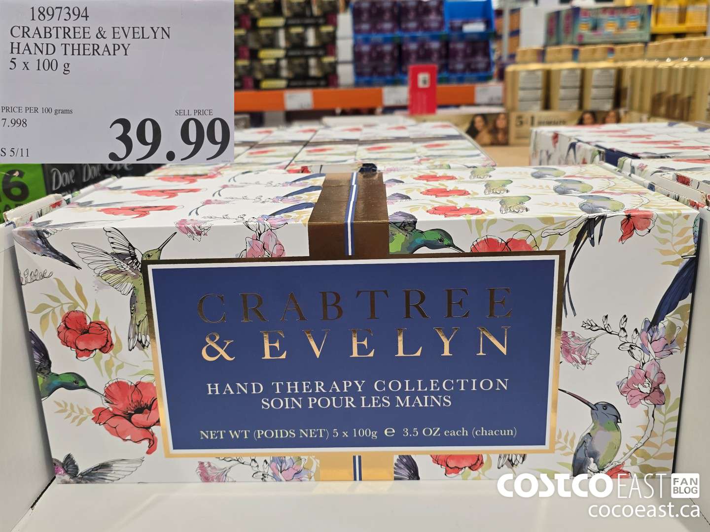 1897394 CRABTREE & EVELYN HAND THERAPY 5 x 100 g $39.99