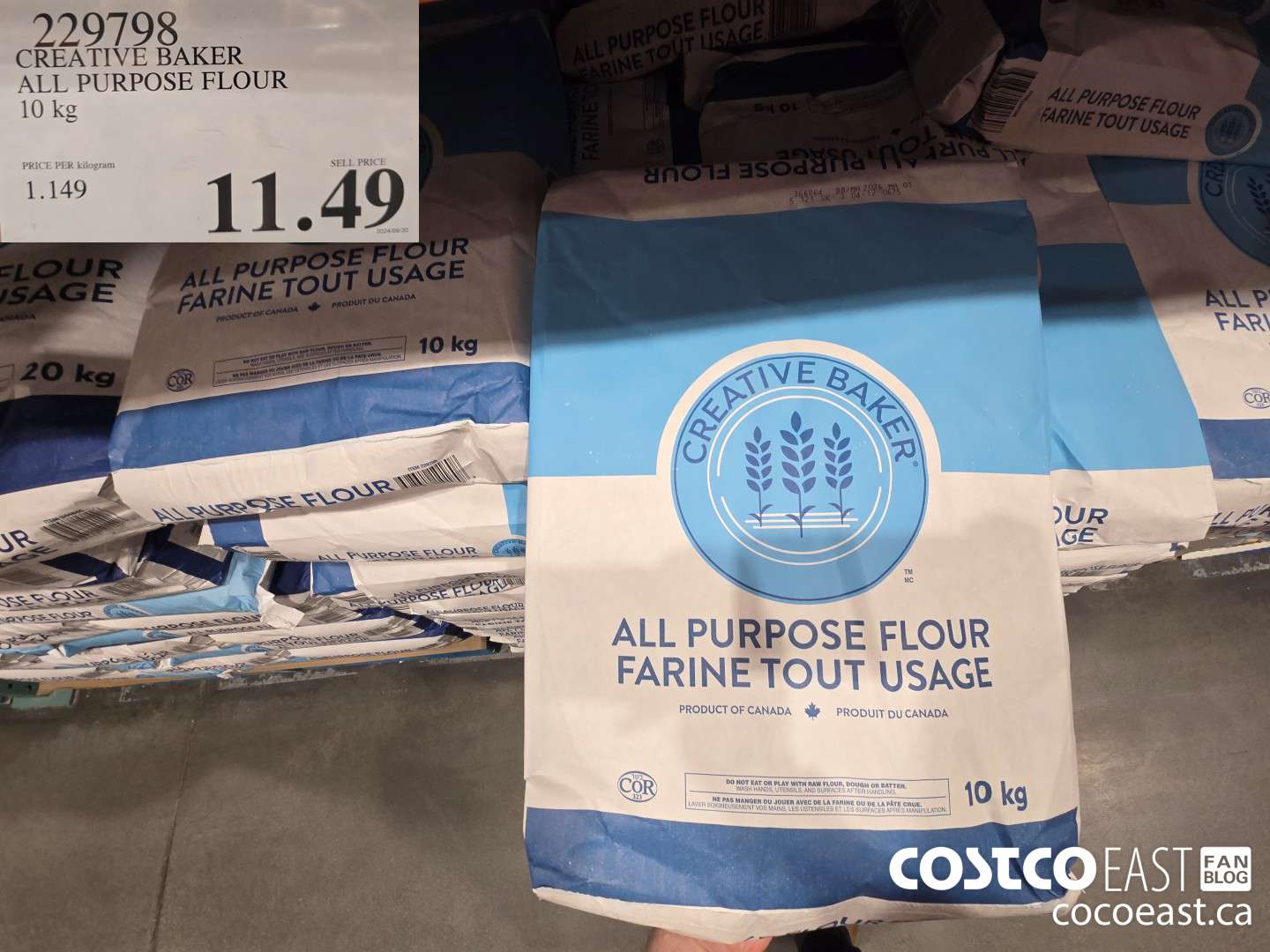 229798 CREATIVE BAKER ALL PURPOSE FLOUR 10 kg $11.49