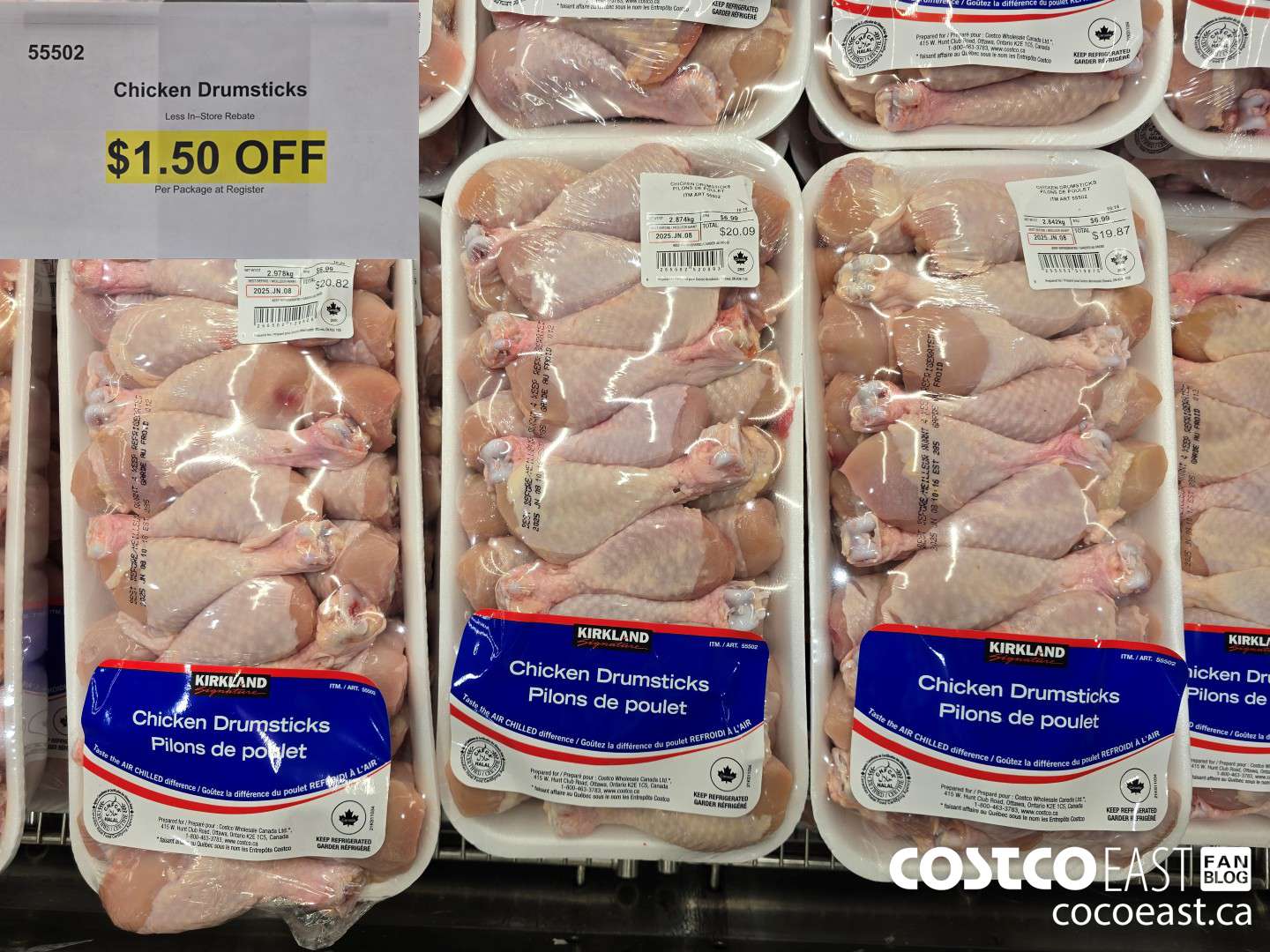 55502 Chicken Drumsticks ($1.50 INSTANT SAVINGS)