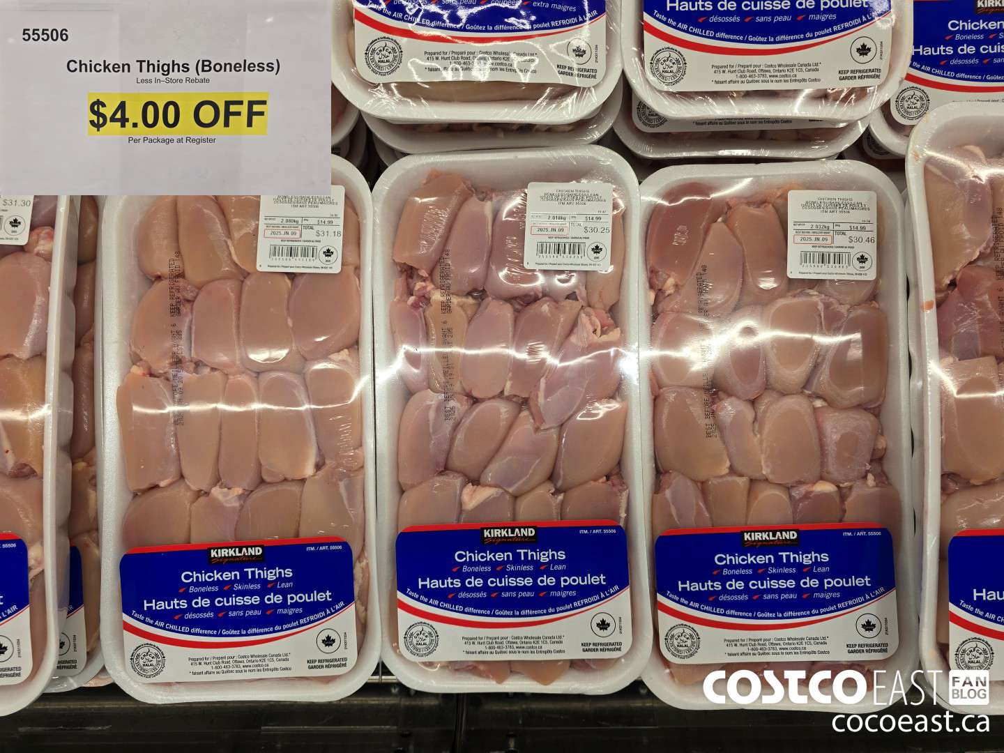 55506 Chicken Thighs (Boneless) ($4.00 INSTANT SAVINGS)