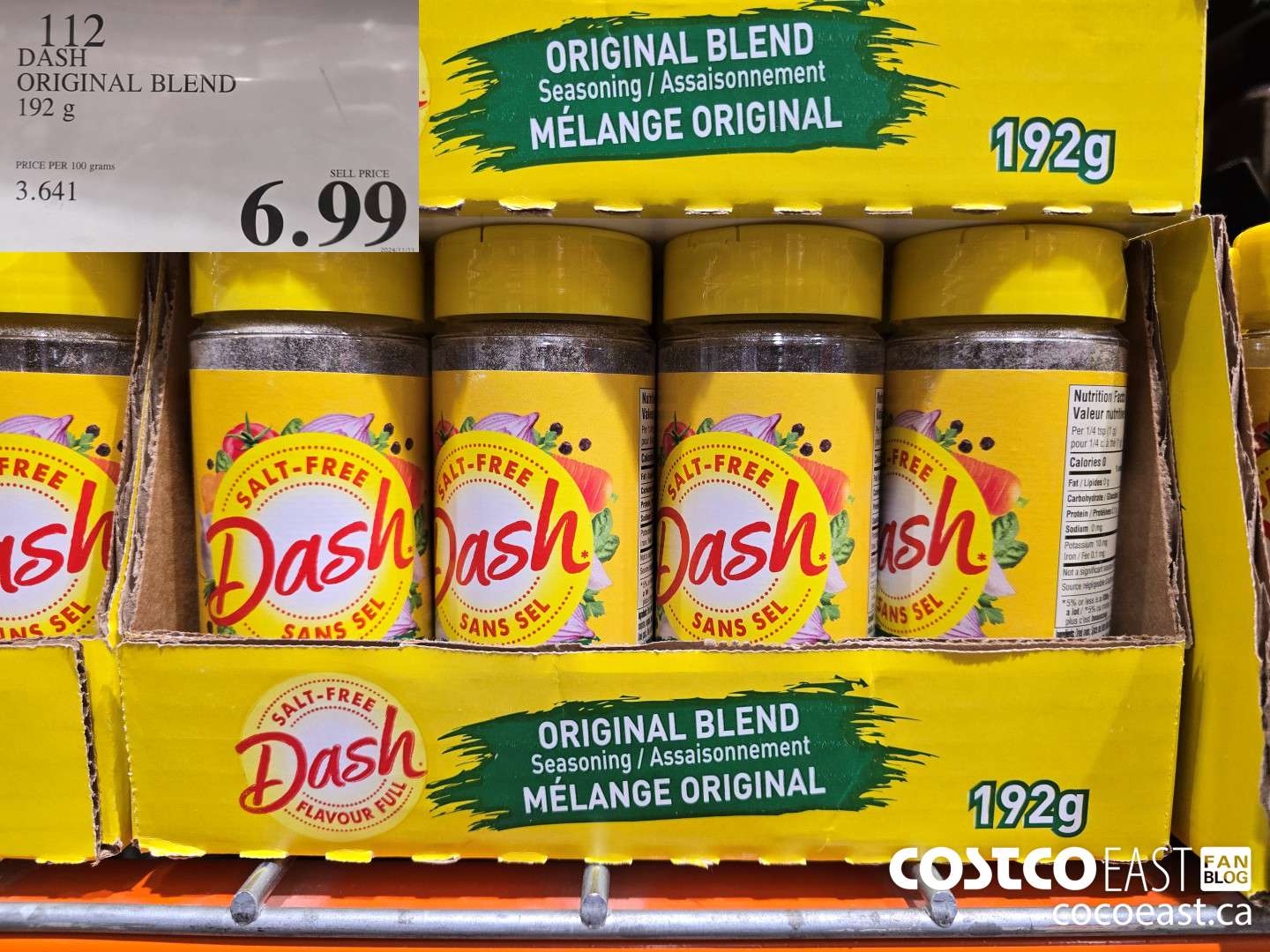 112 DASH ORIGINAL BLEND 192 G $6.99