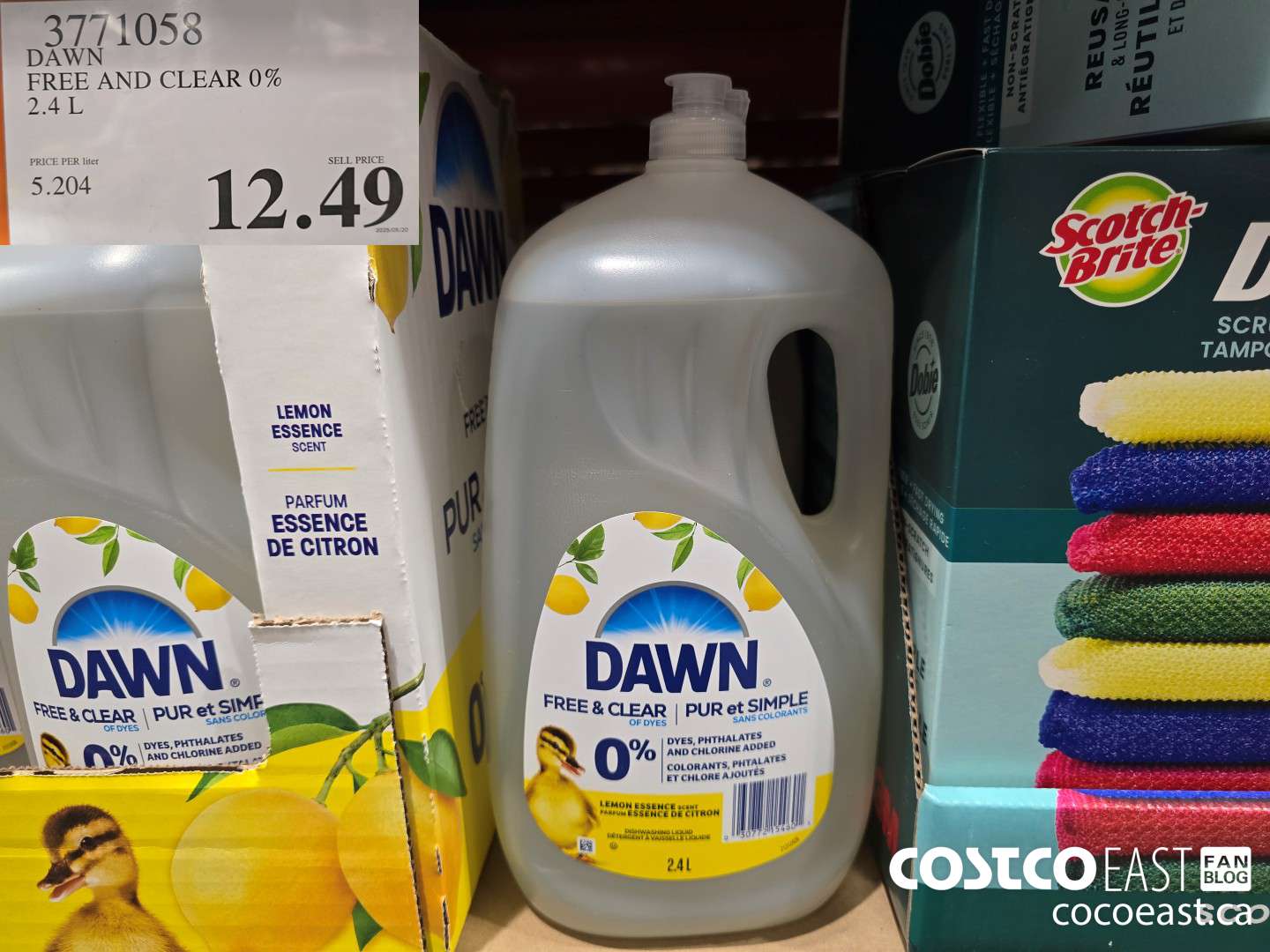 3771058 DAWN FREE AND CLEAR 0% 2.4 L $12.49